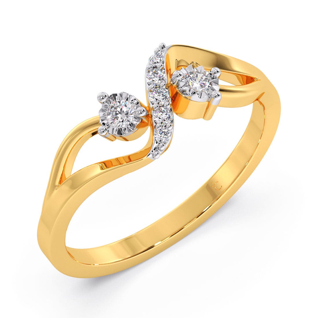 Aurelle Miracle Plate Diamond Ring