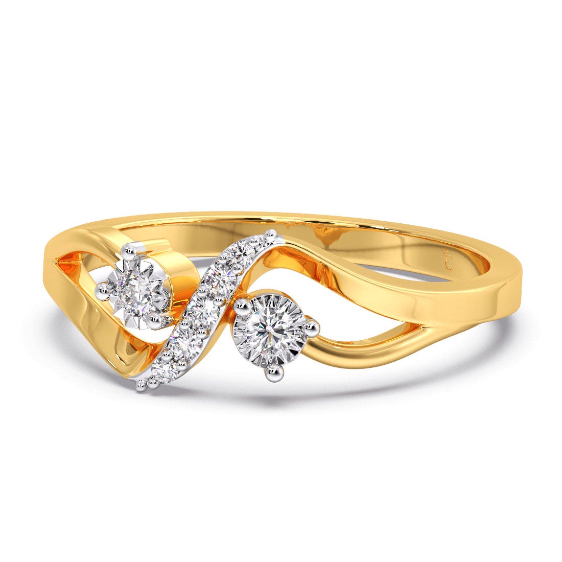 Aurelle Miracle Plate Diamond Ring