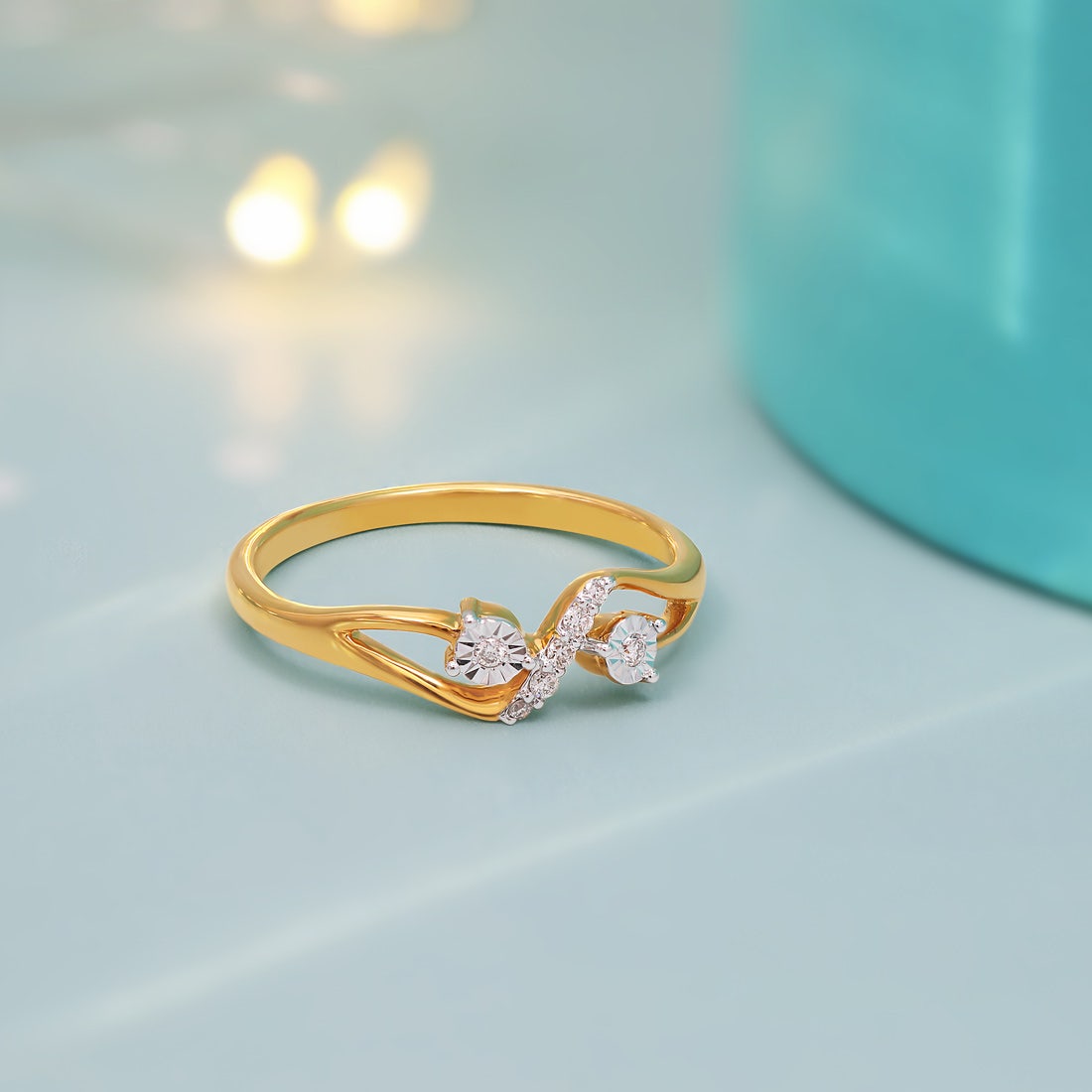 Aurelle Miracle Plate Diamond Ring