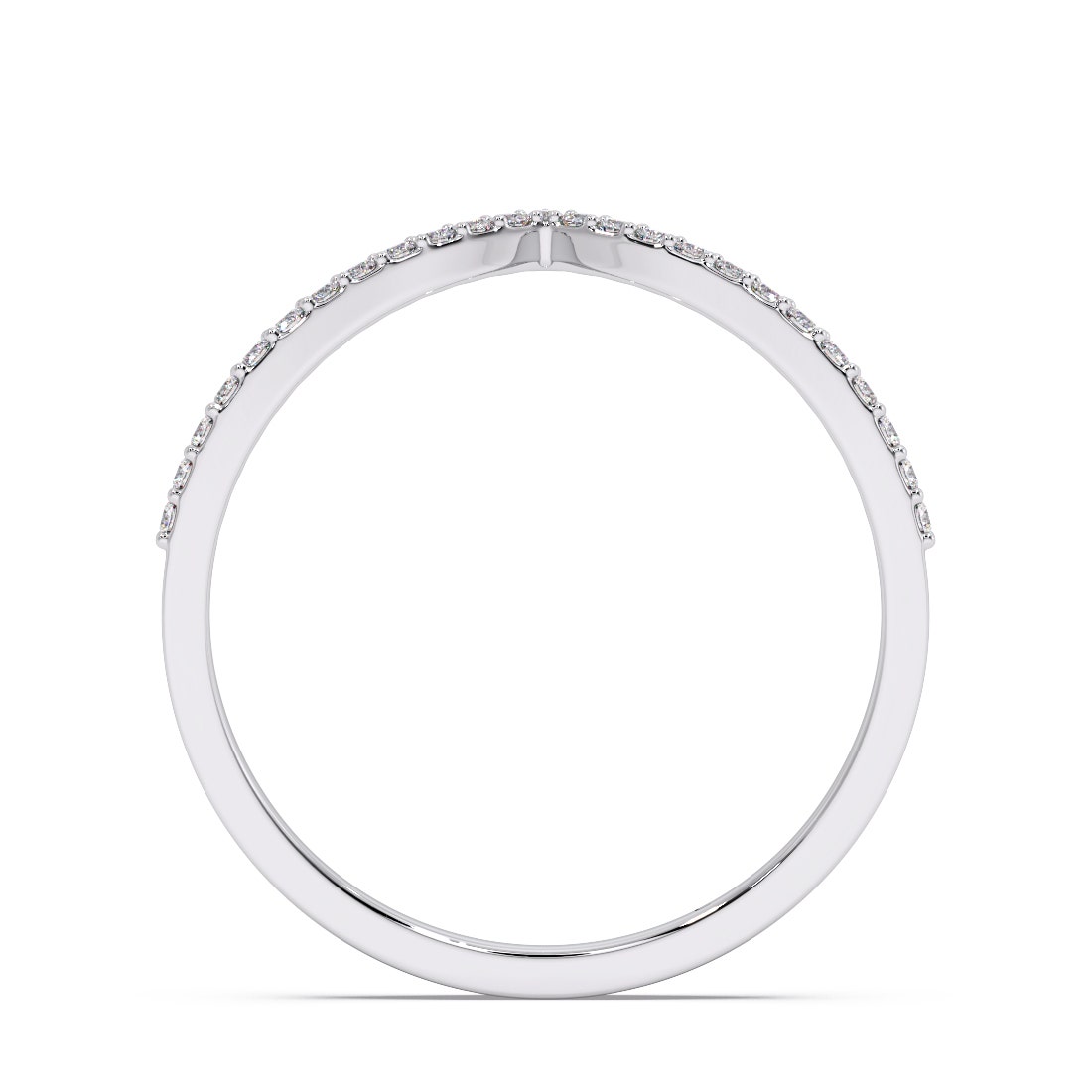 Inverted Diamond Ring