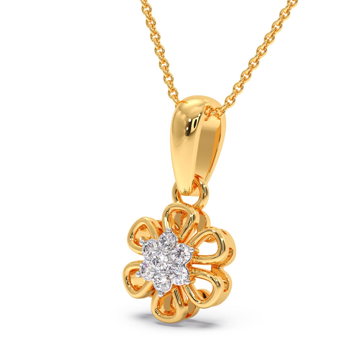 Calendula Diamond Pendant