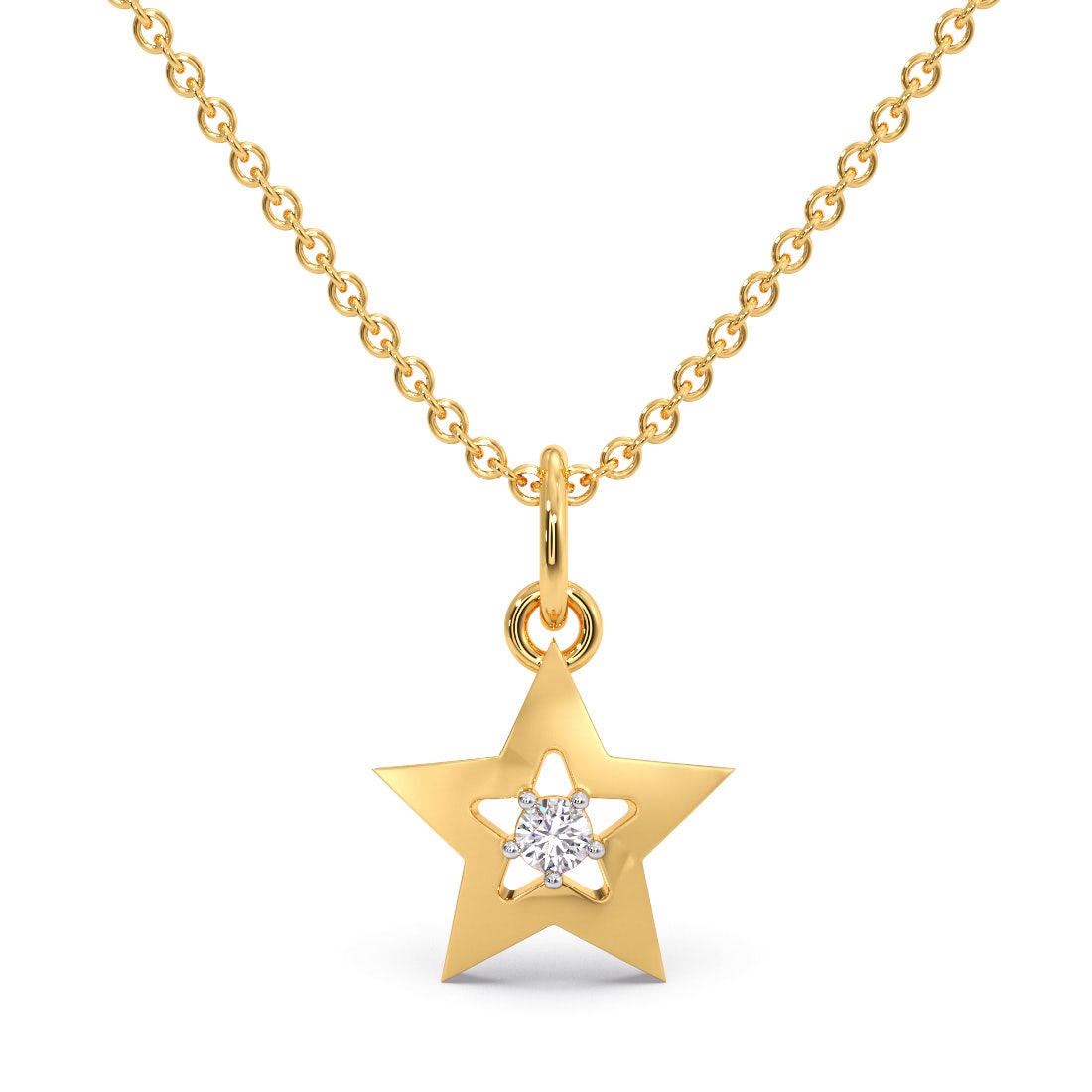 Firestar Diamond Pendant For Kids