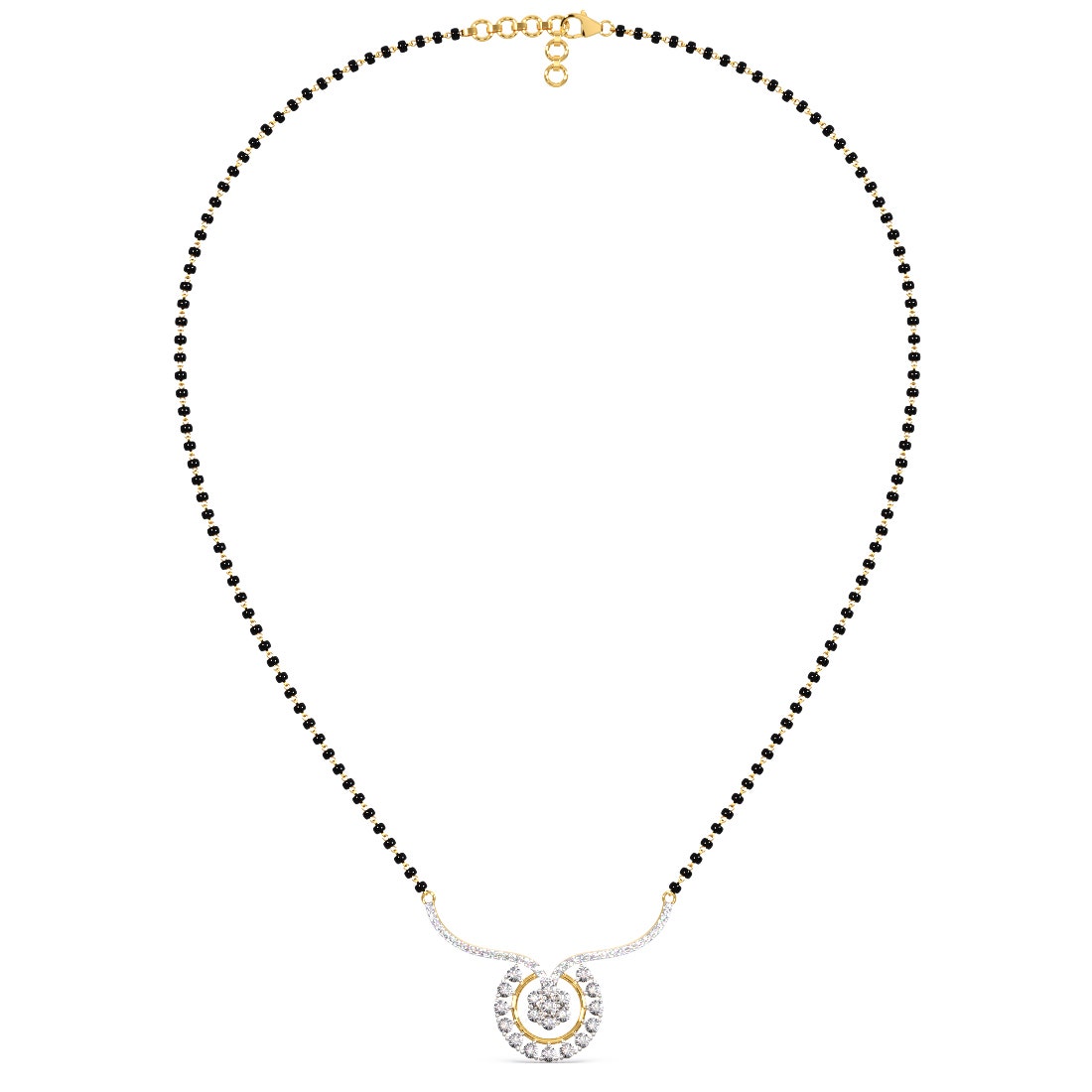 Bloom Miracle Plate Diamond Mangalsutra