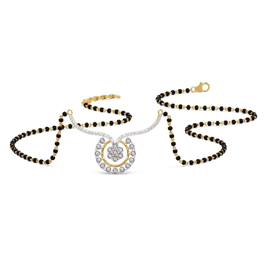 Bloom Miracle Plate Diamond Mangalsutra