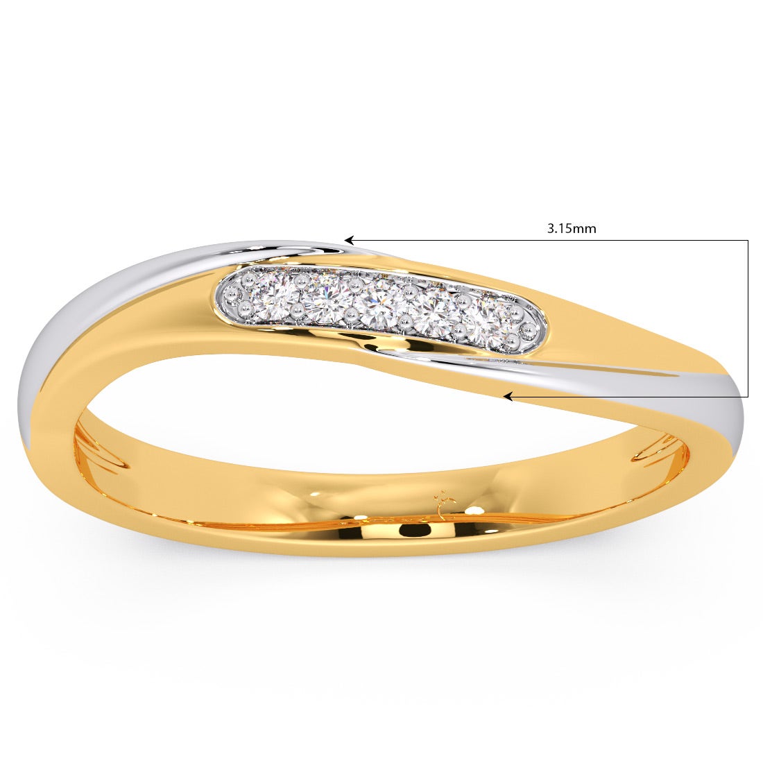 Molly Diamond Wedding Ring for Her
