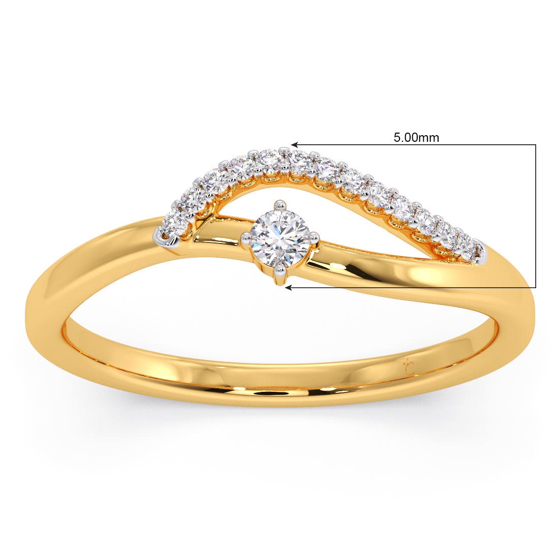 Pam Diamond Wedding Ring For Her
