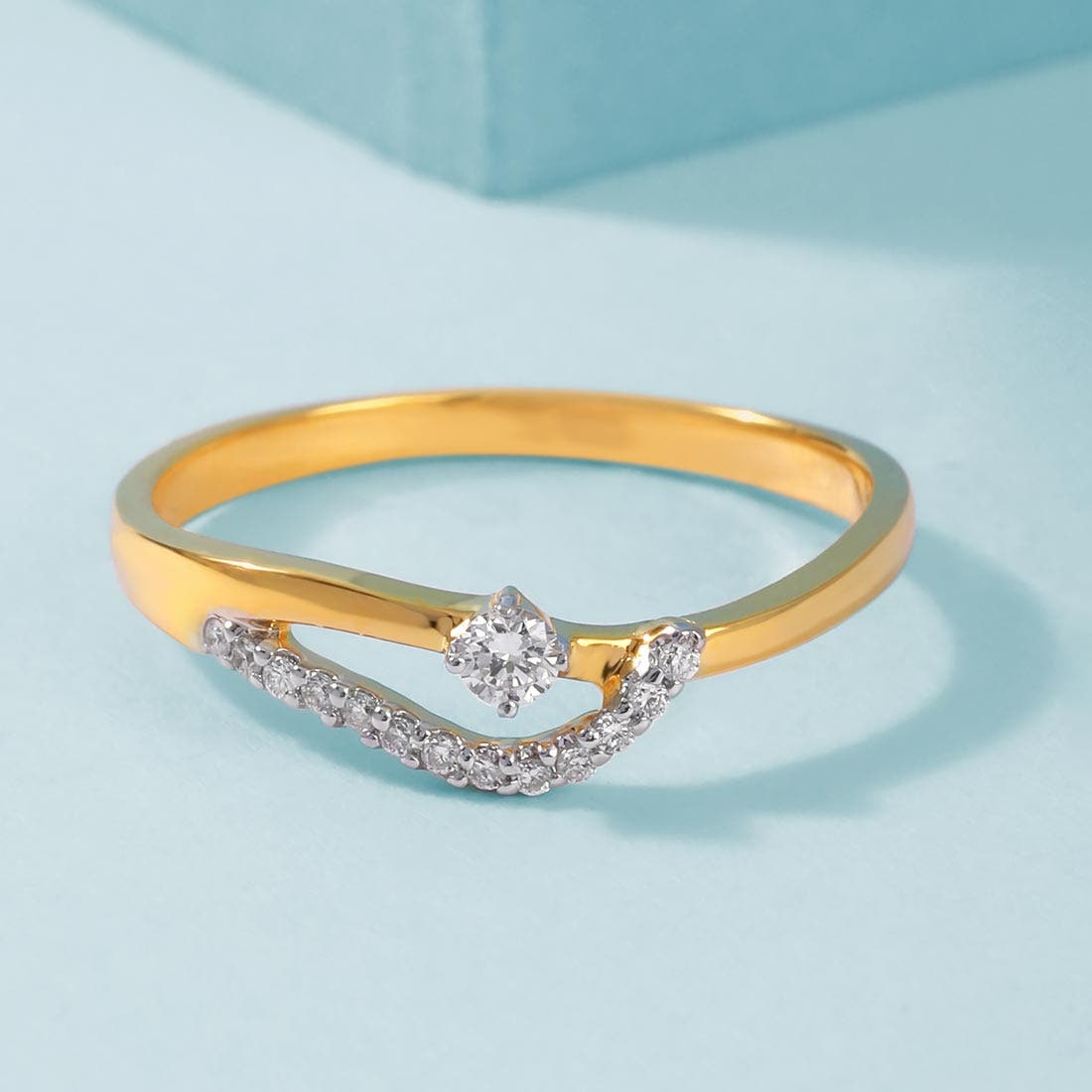 Pam Diamond Wedding Ring For Her