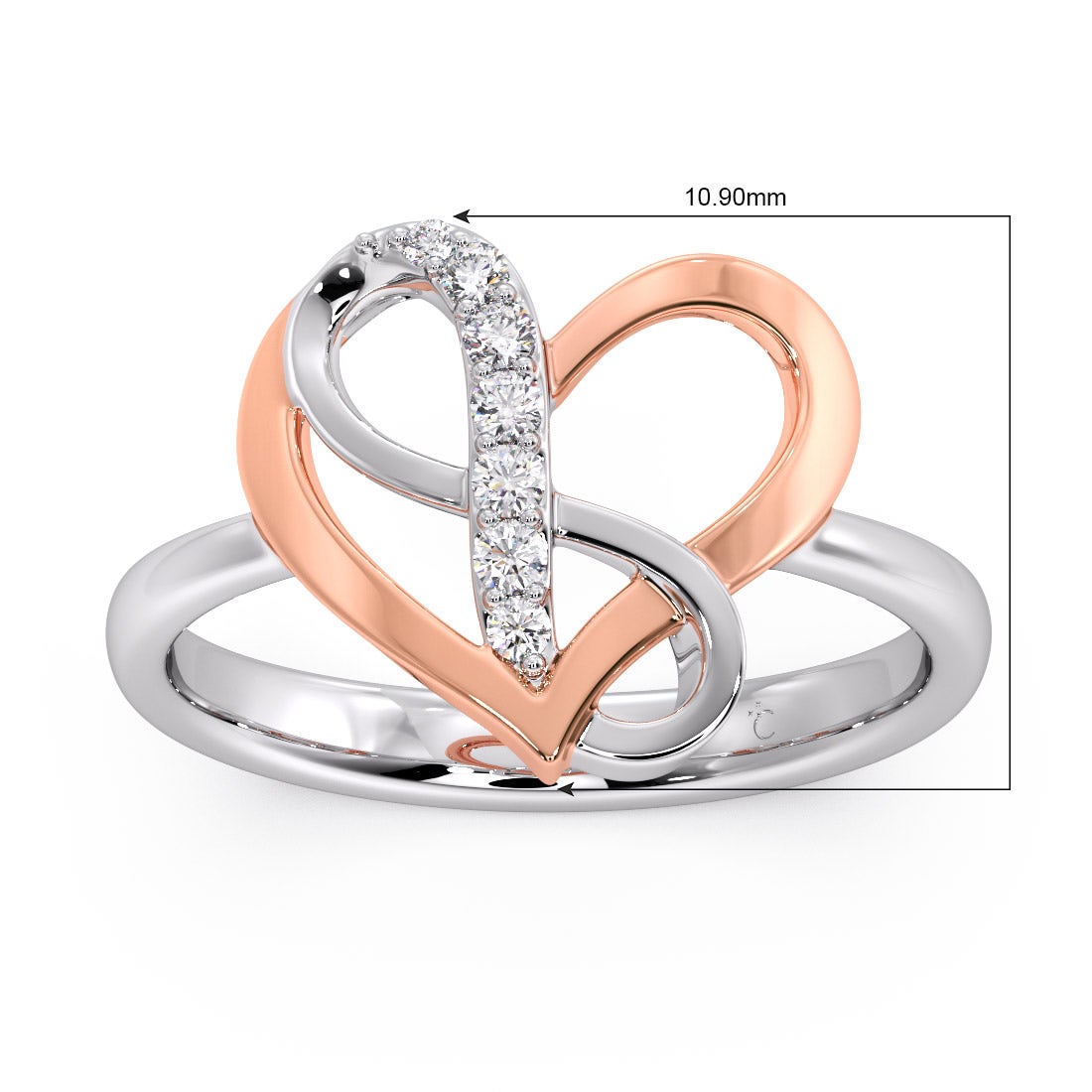 Immortal Love V.Day Infinity Diamond Ring