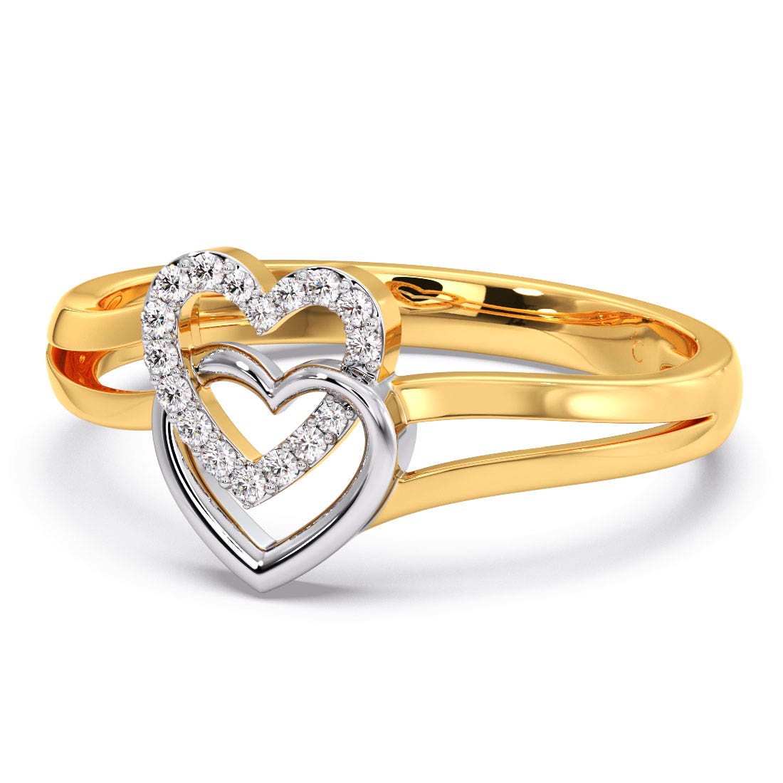 Perfect Duet V.Day Diamond Ring