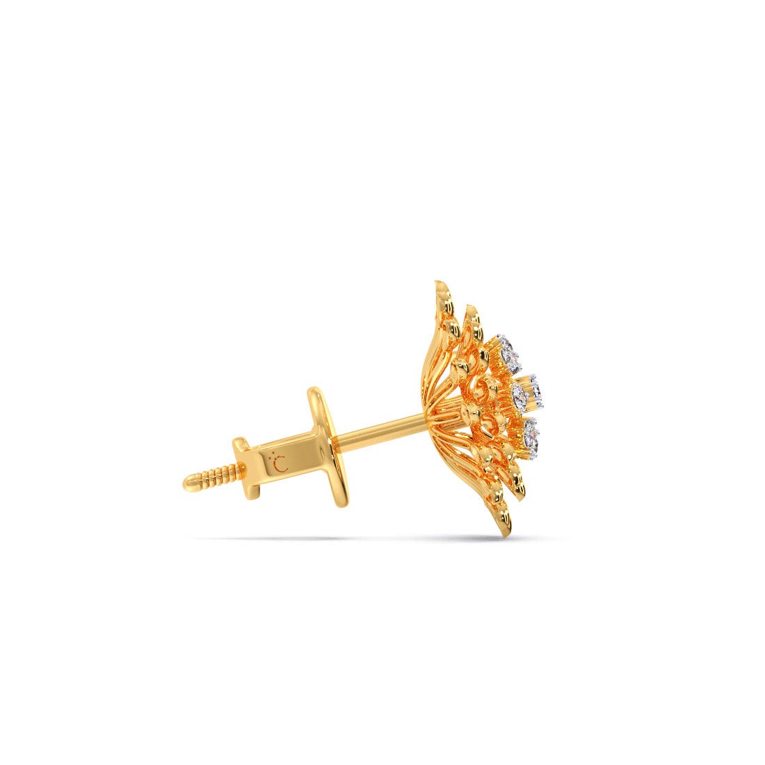 Goldburst Diamond Earrings