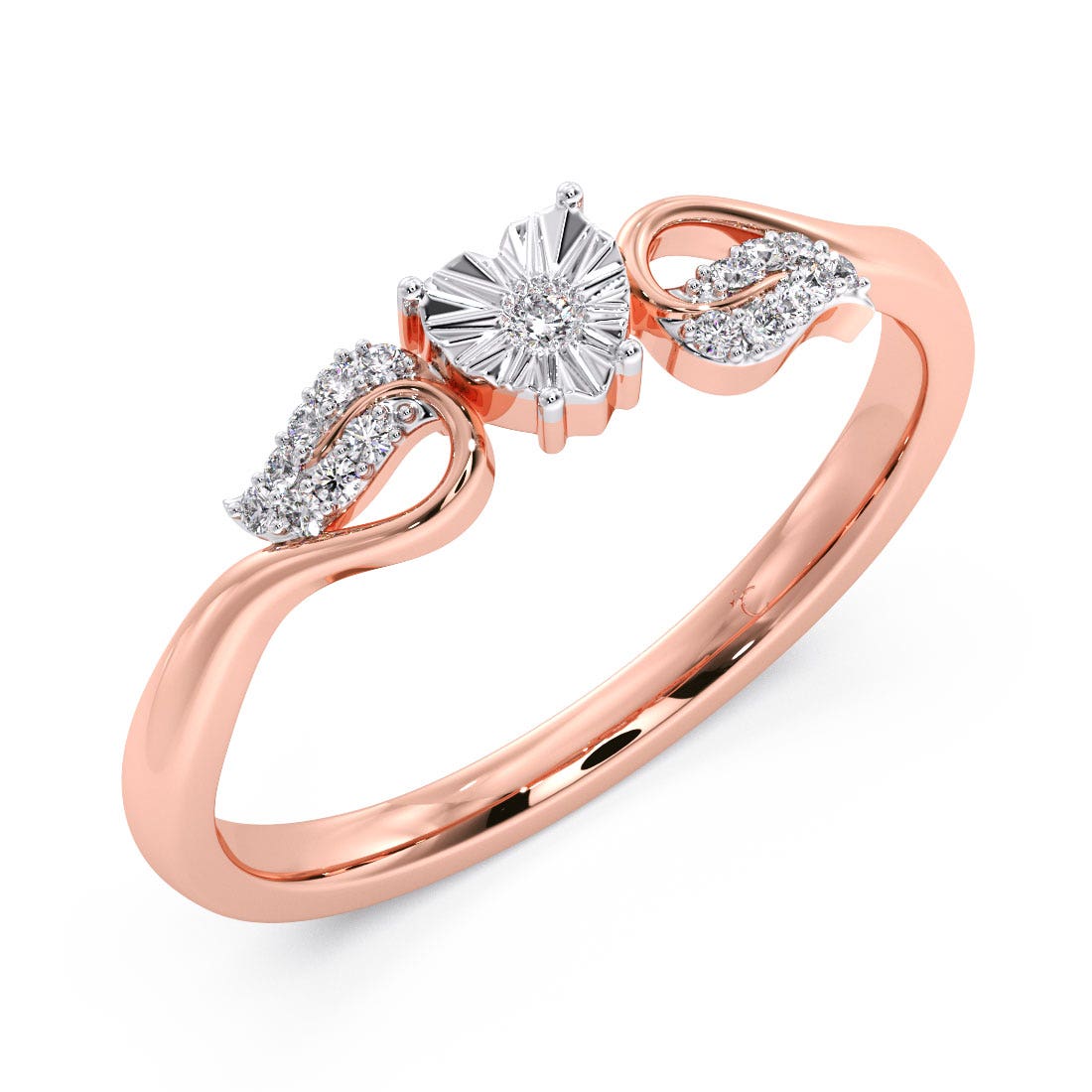 Into the Woods Miracle Plate Diamond Ring
