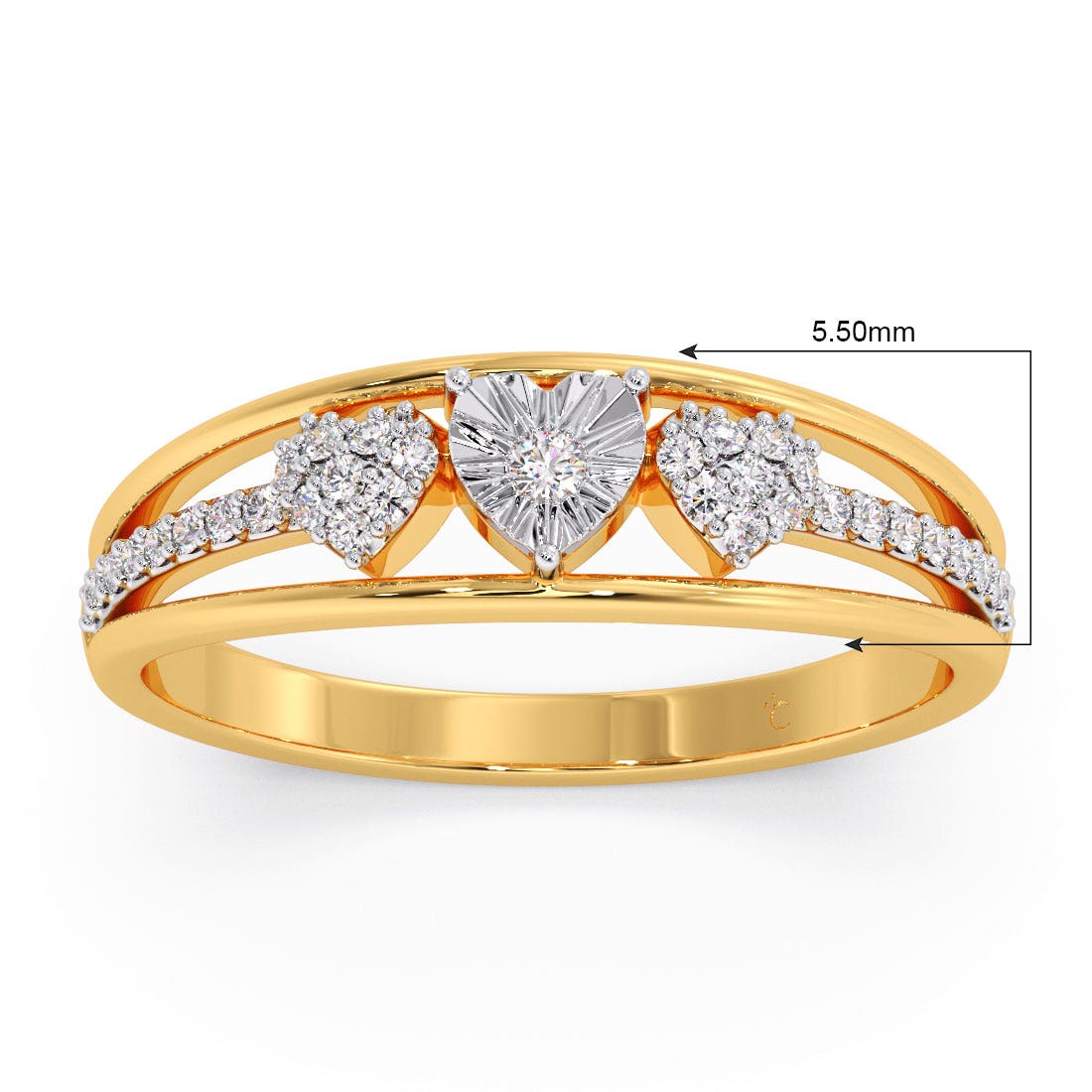 The Wedding Miracle Plate Diamond Ring