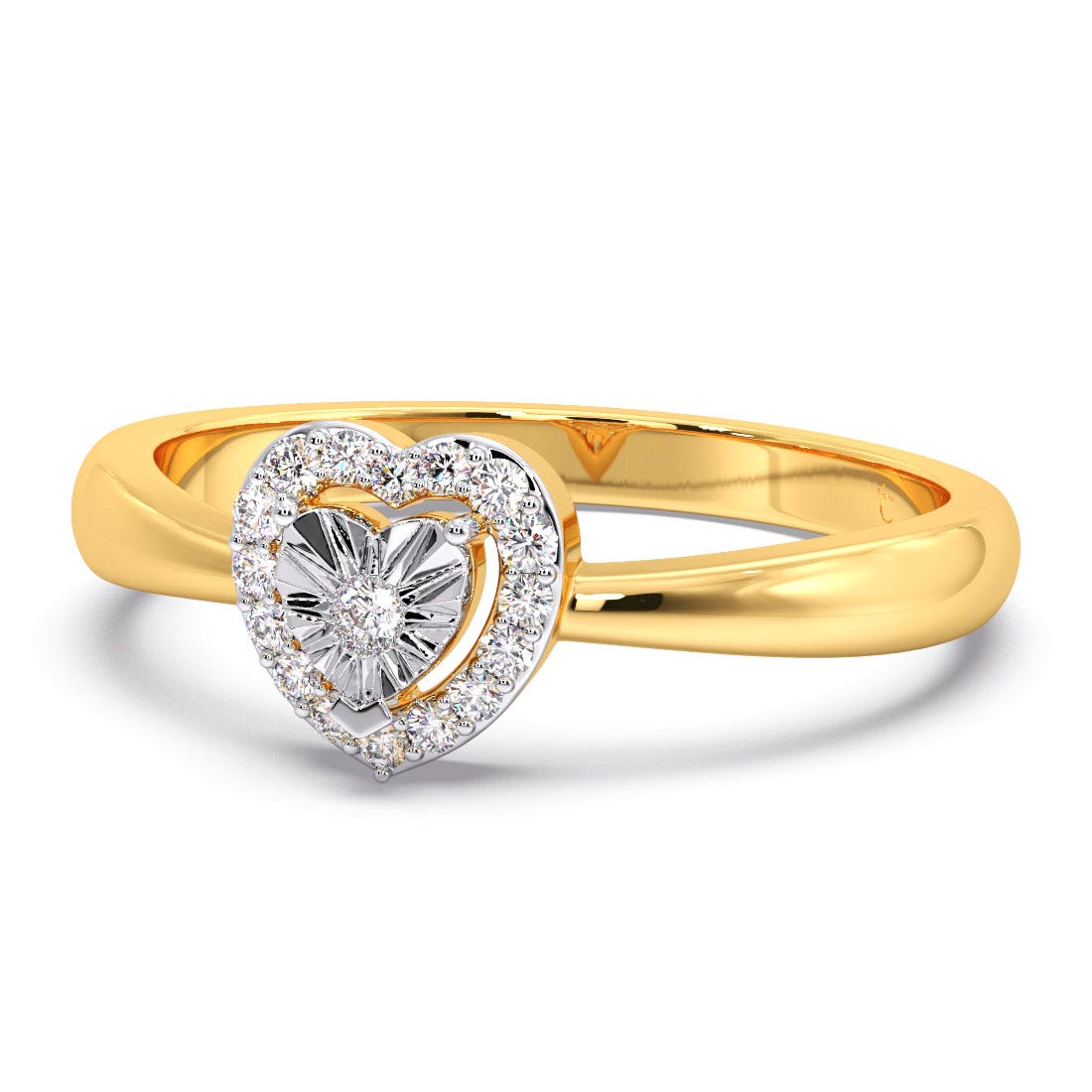 Heartbeats Miracle Plate Diamond RIng