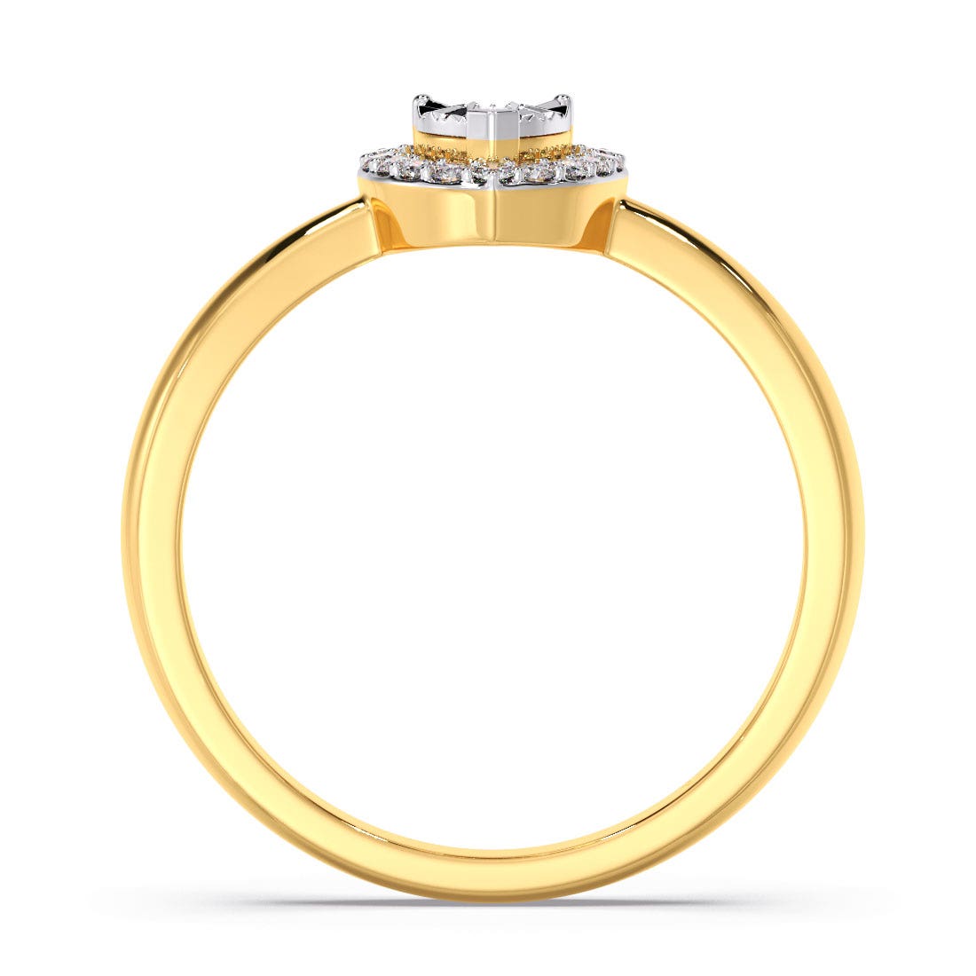 Heartbeats Miracle Plate Diamond RIng