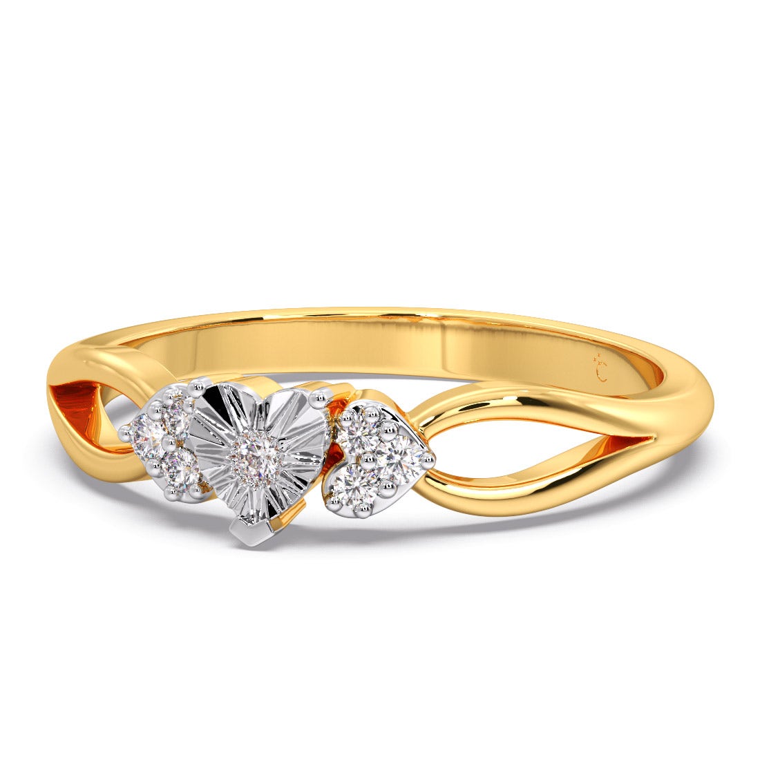 Sweetheart Miracle Plate Diamond Ring