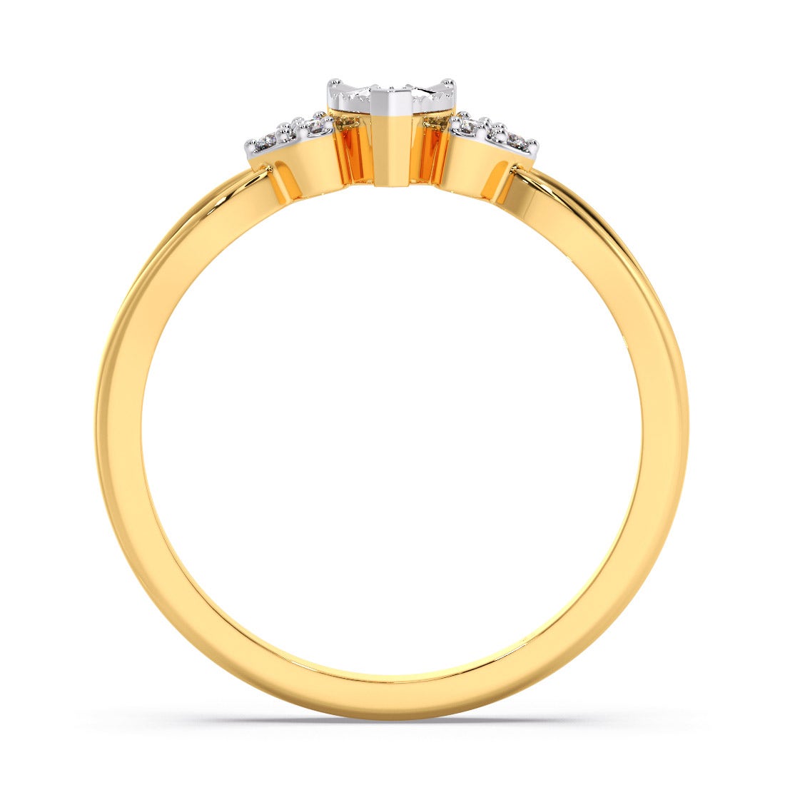 Sweetheart Miracle Plate Diamond Ring