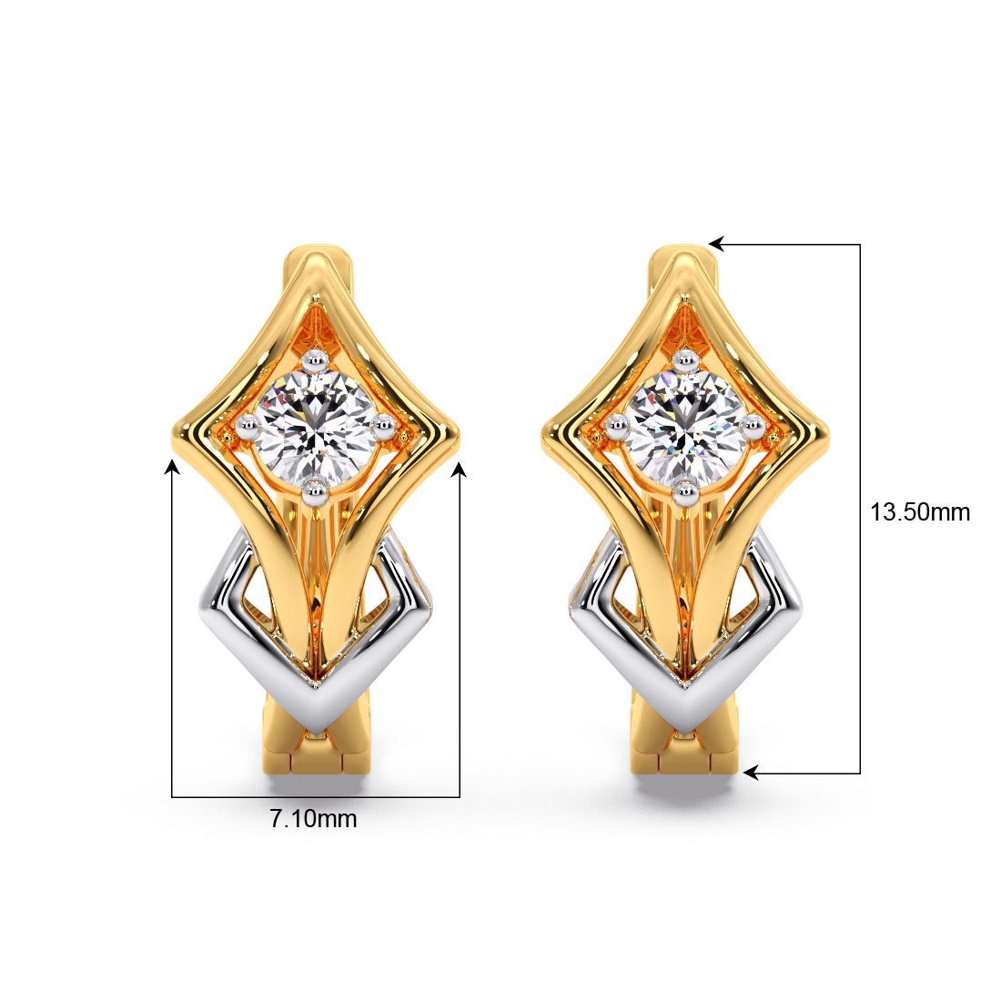 Entwine Diamond Earrings