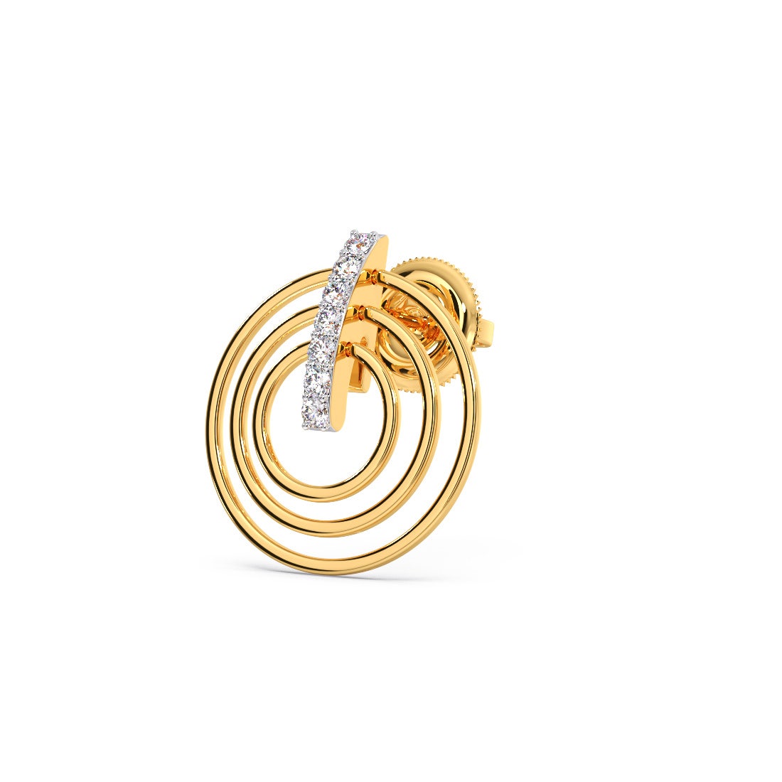 Unroll Flip Diamond Earrings