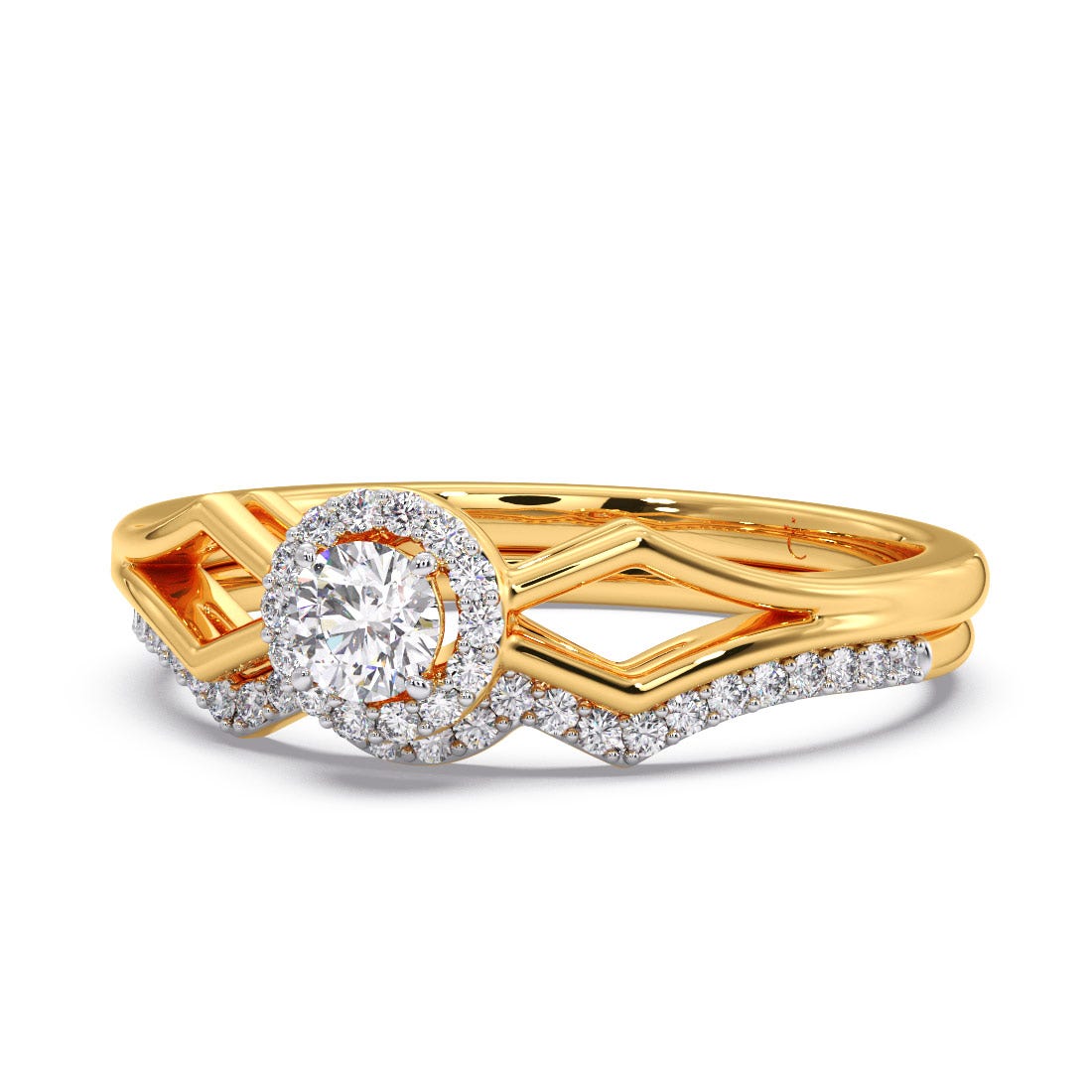 Majestic Solitaire Diamond Ring