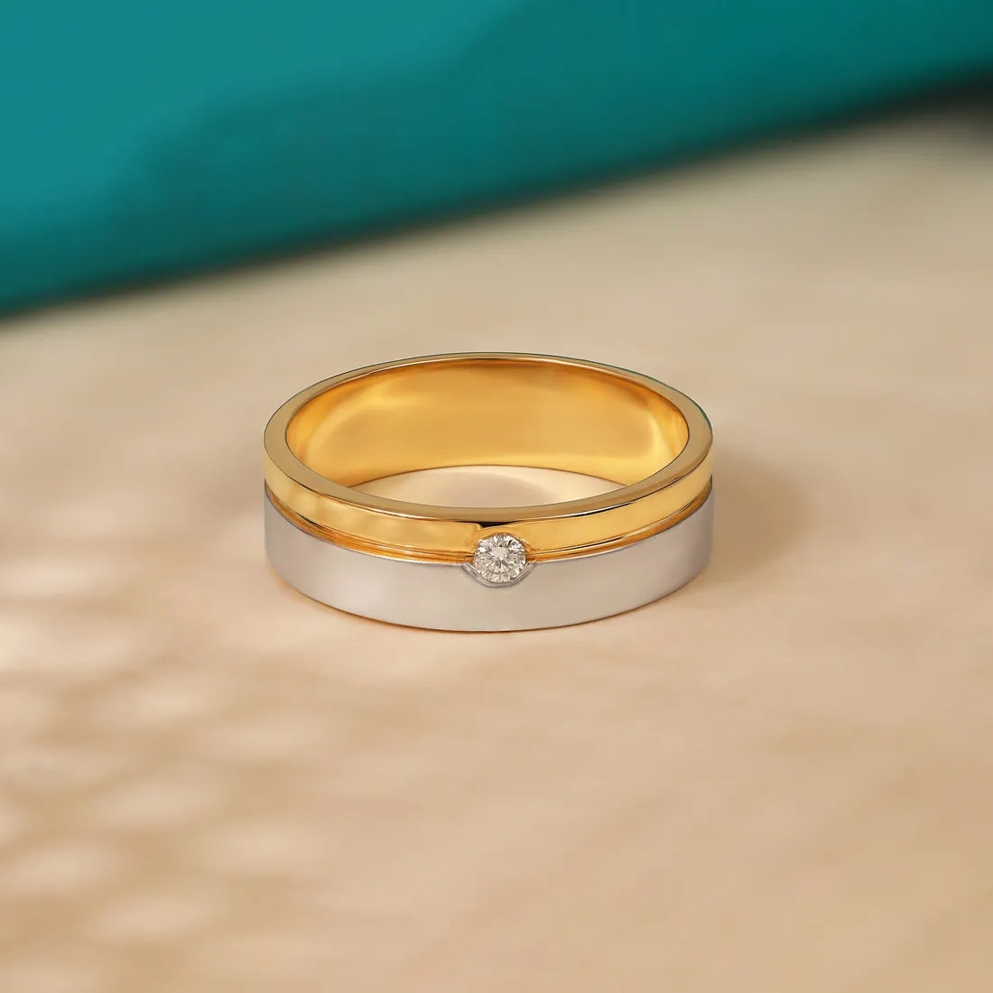 Lucius Diamond Wedding Band For Him
