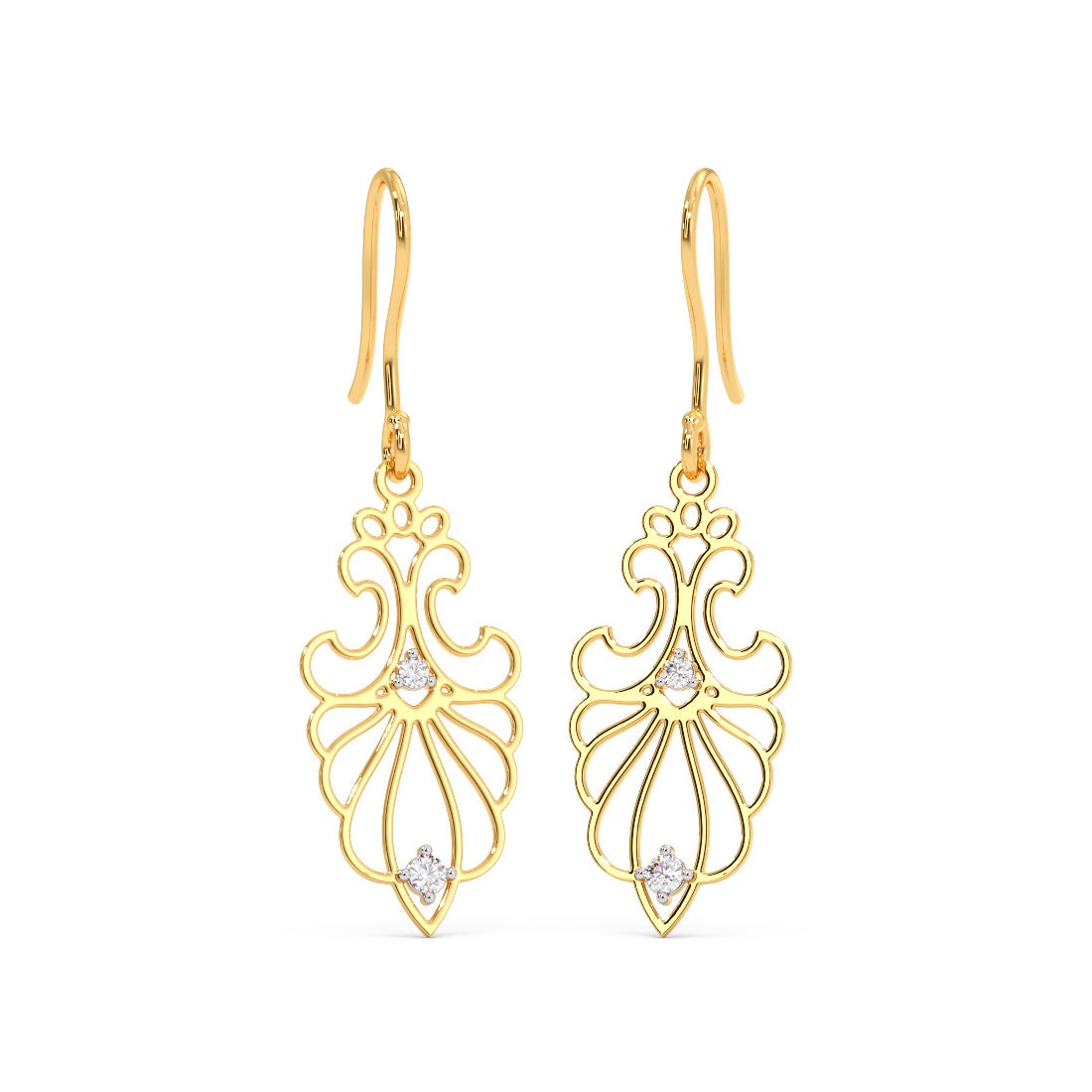 Swing By Diamond Earrings