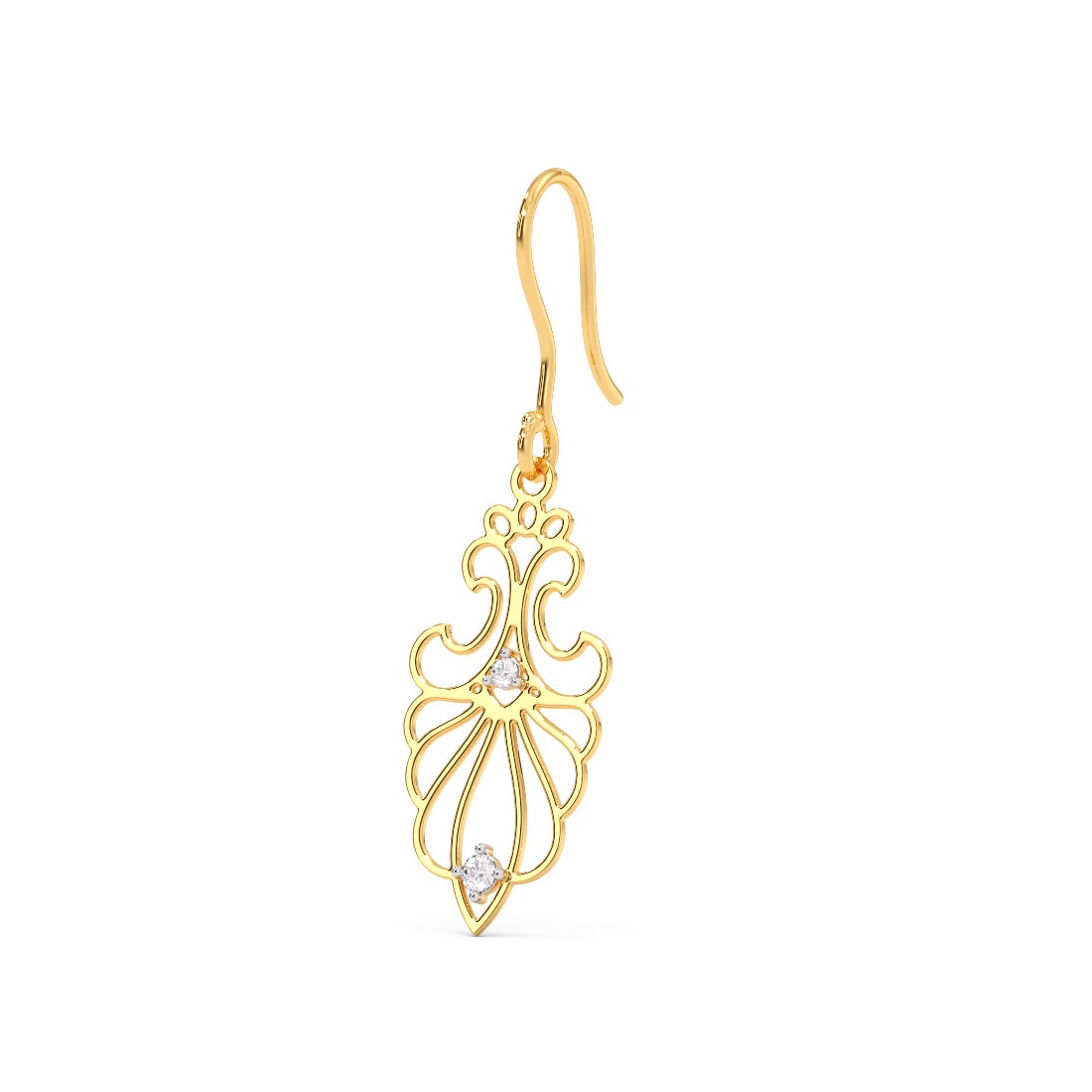 Swing By Diamond Earrings