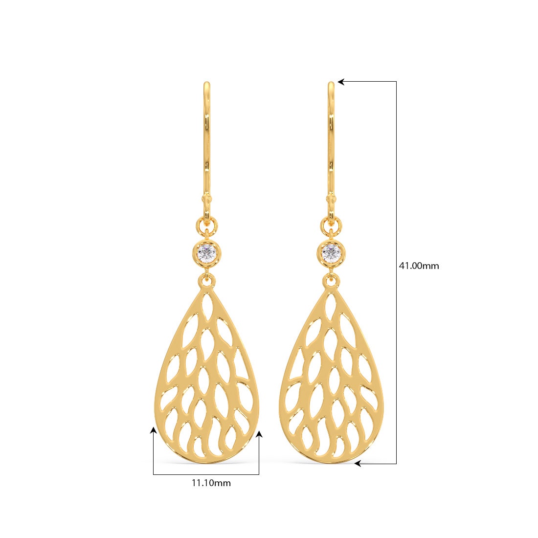 Bottled Up Diamond Earrings