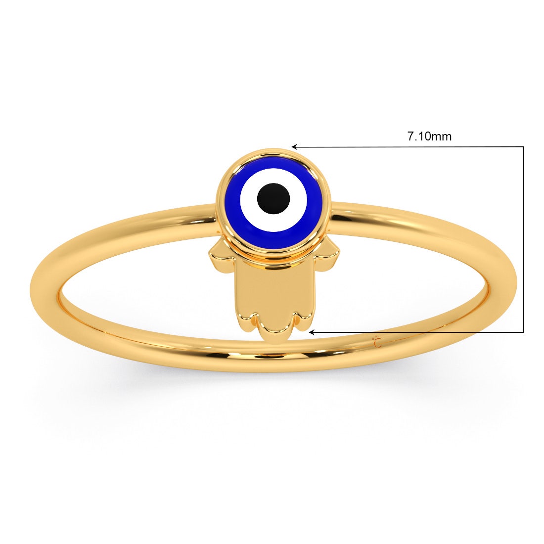 Flo Evil Eye Ring