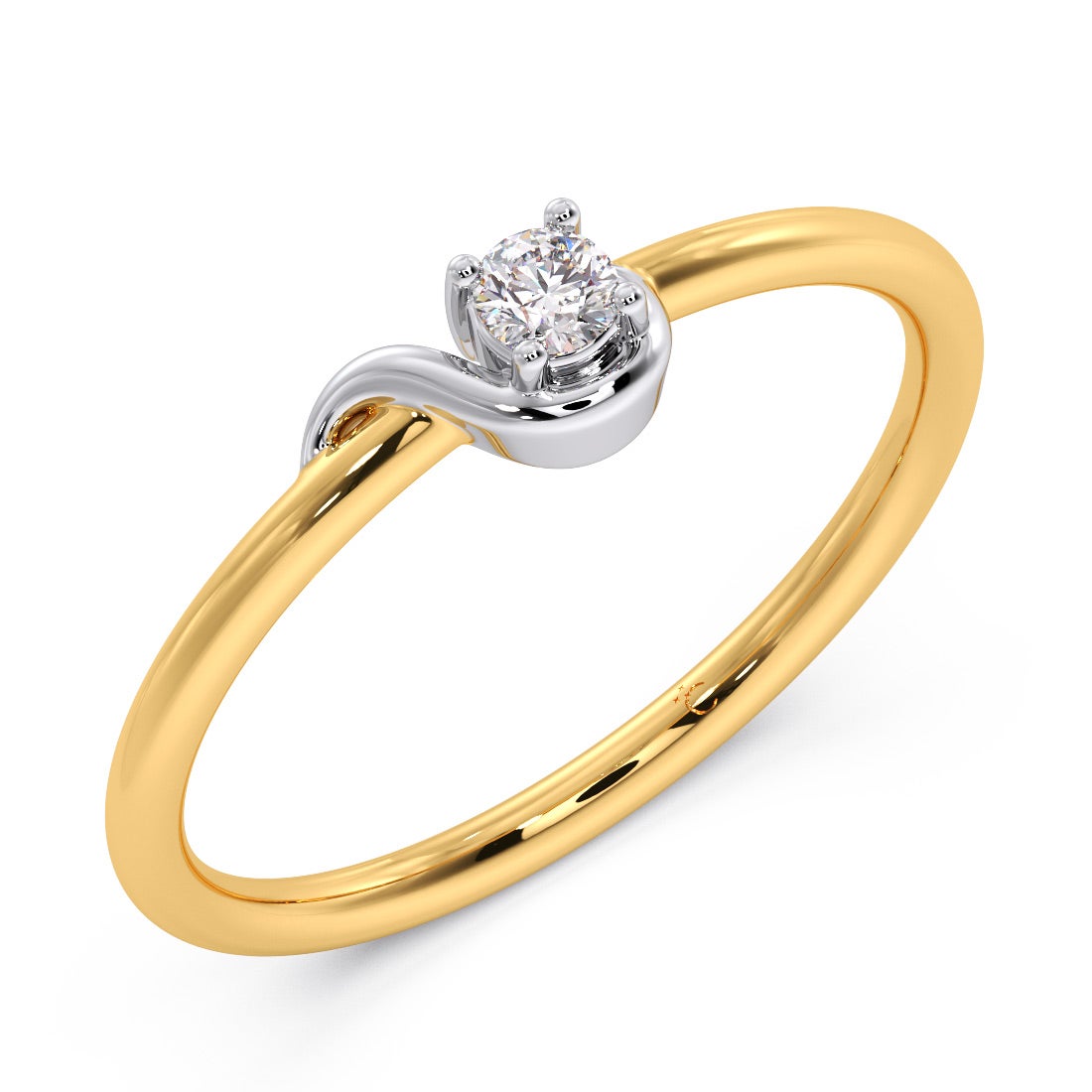 Petite Diamond Ring, Princess Diamond Ring – Capucinne