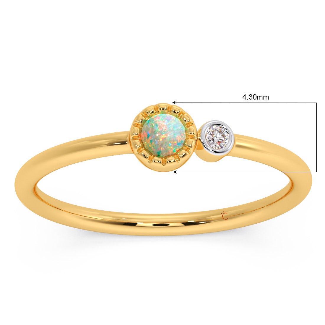Diza Diamond And Gemstone Ring