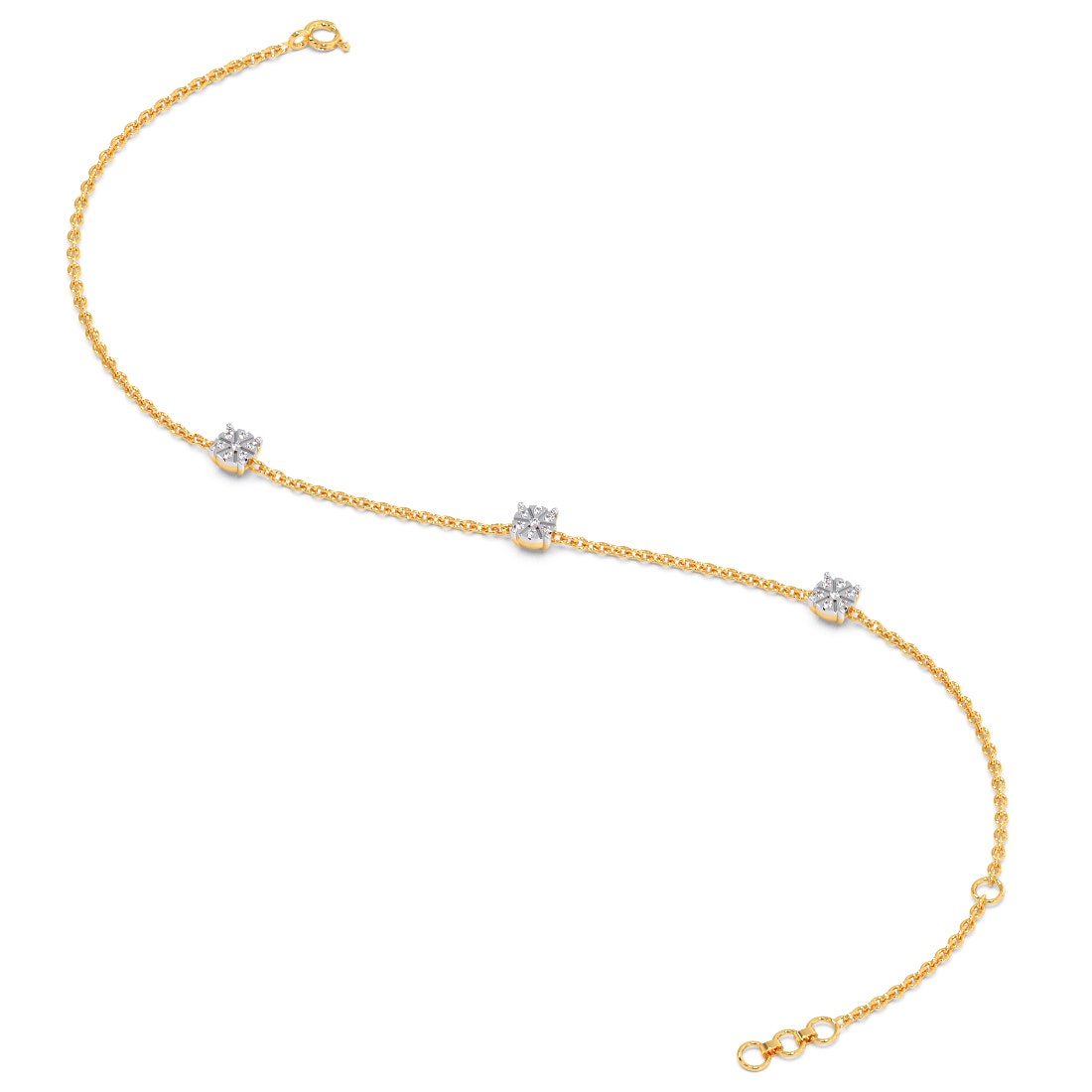 Malia Miracle Plate Diamond Chain Bracelet