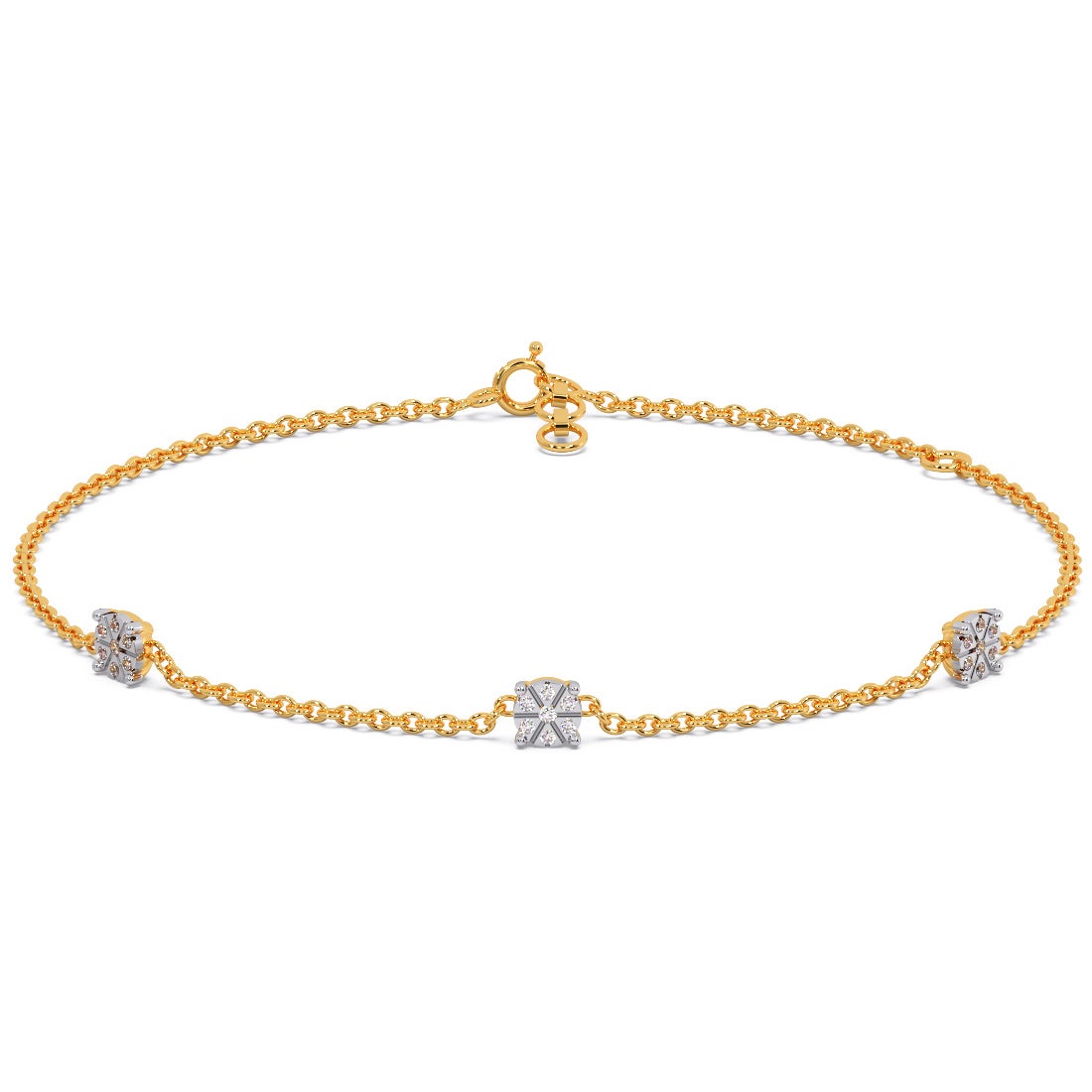 Malia Miracle Plate Diamond Chain Bracelet