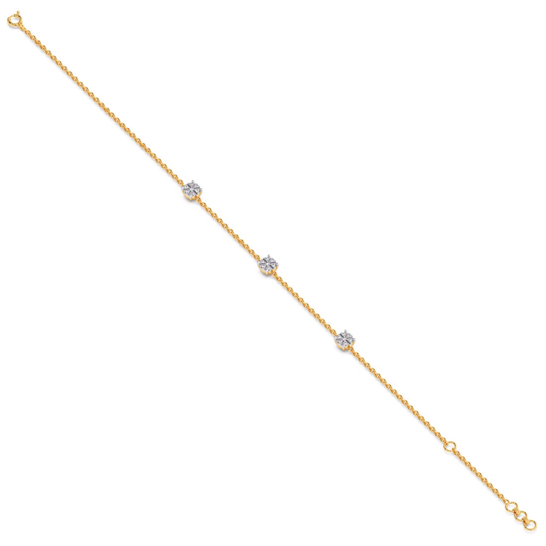 Malia Miracle Plate Diamond Chain Bracelet