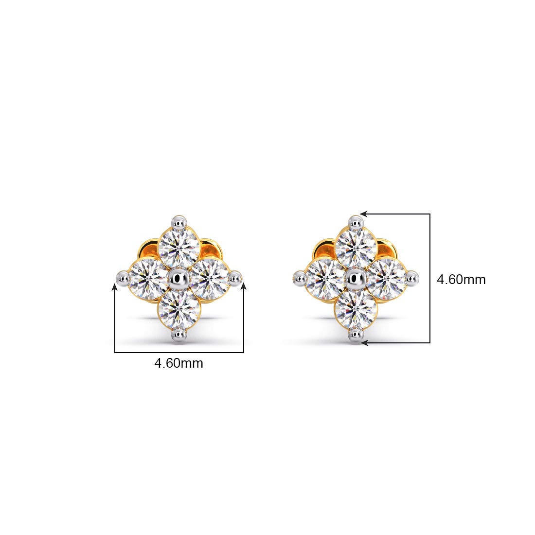 Winterize Diamond Multi Pierced Earrings