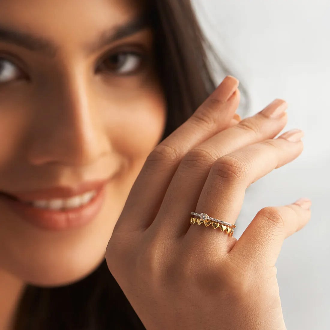 Sparklers Diamond Stackable Ring