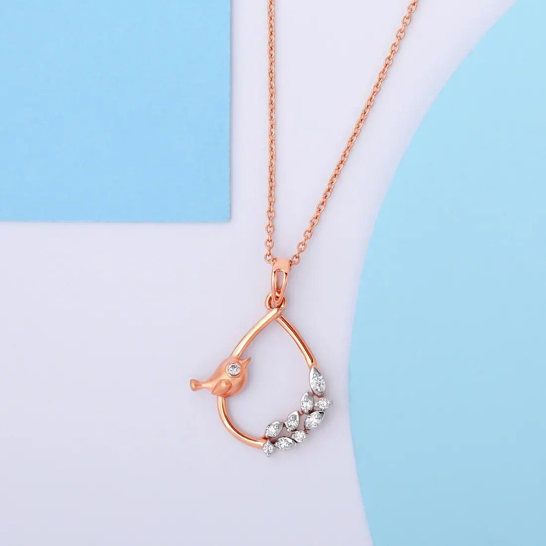 Midnight Bird Diamond Pendant