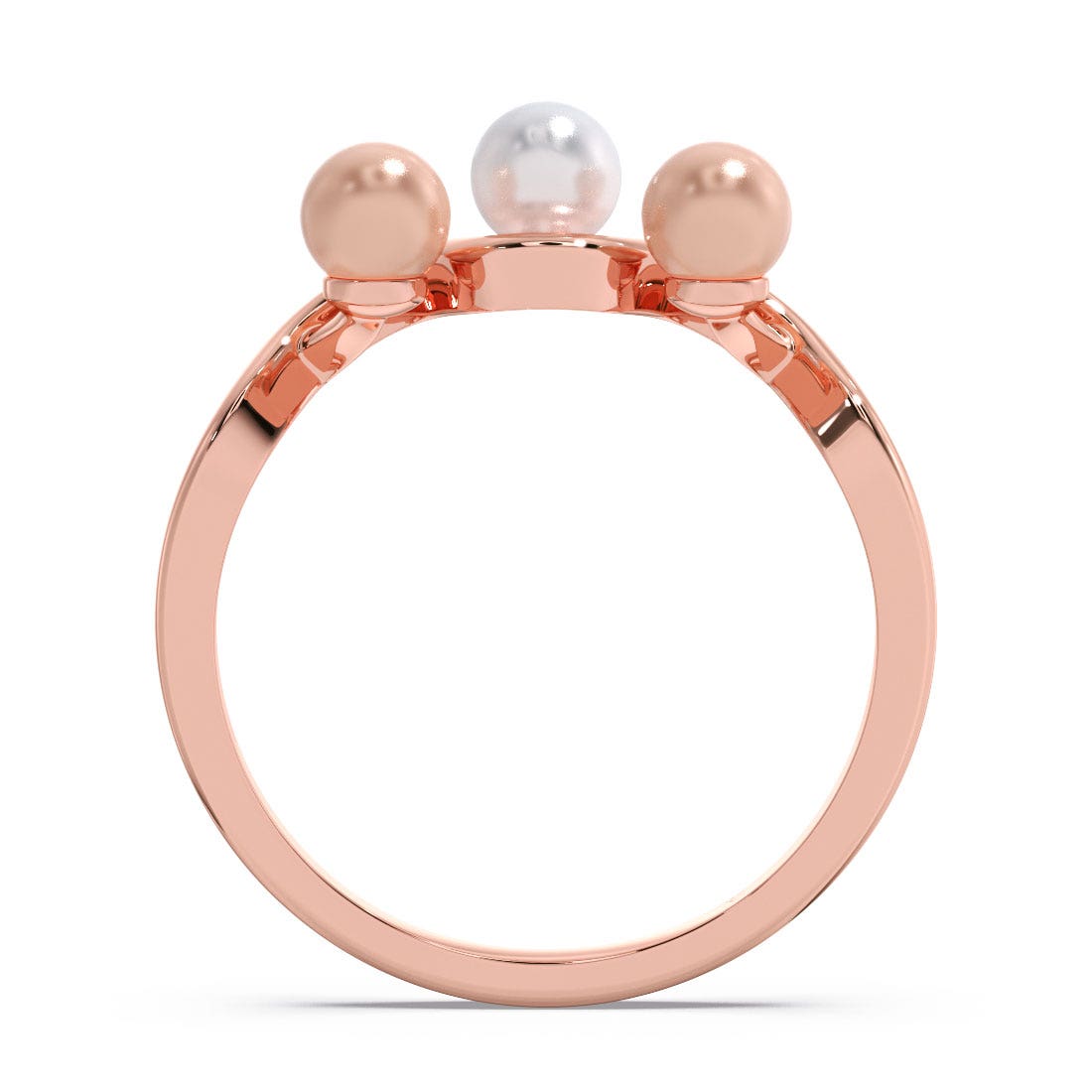 Tydaria Off White Pearl Gold Ring