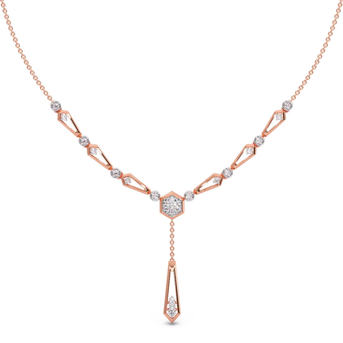 Beeline Diamond Necklace