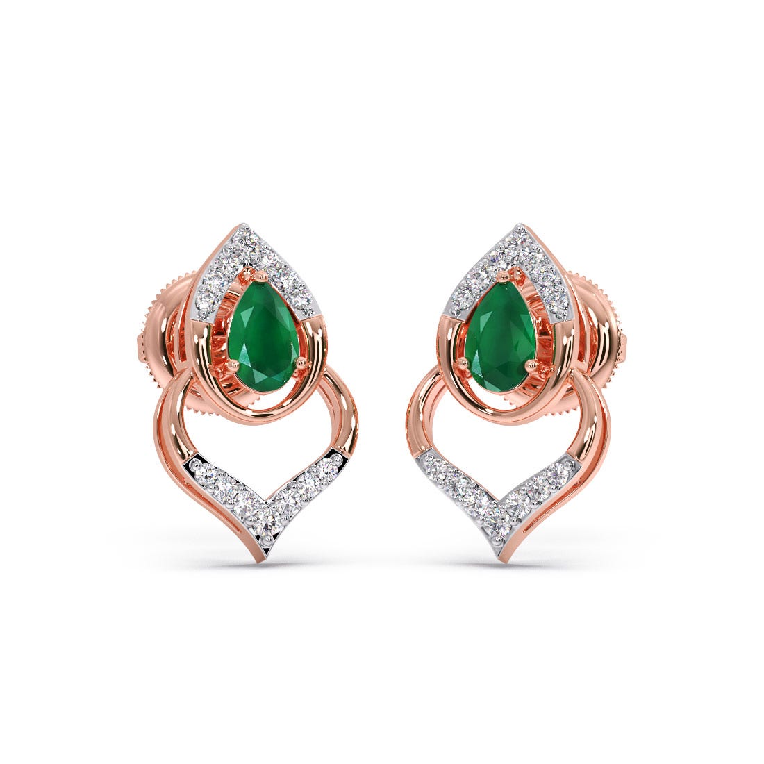 Florentine Petals Diamond Earrings