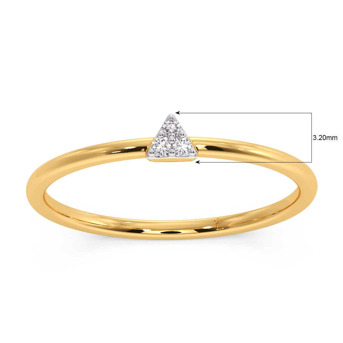 Fab Fit Minimal Diamond Stackable Ring