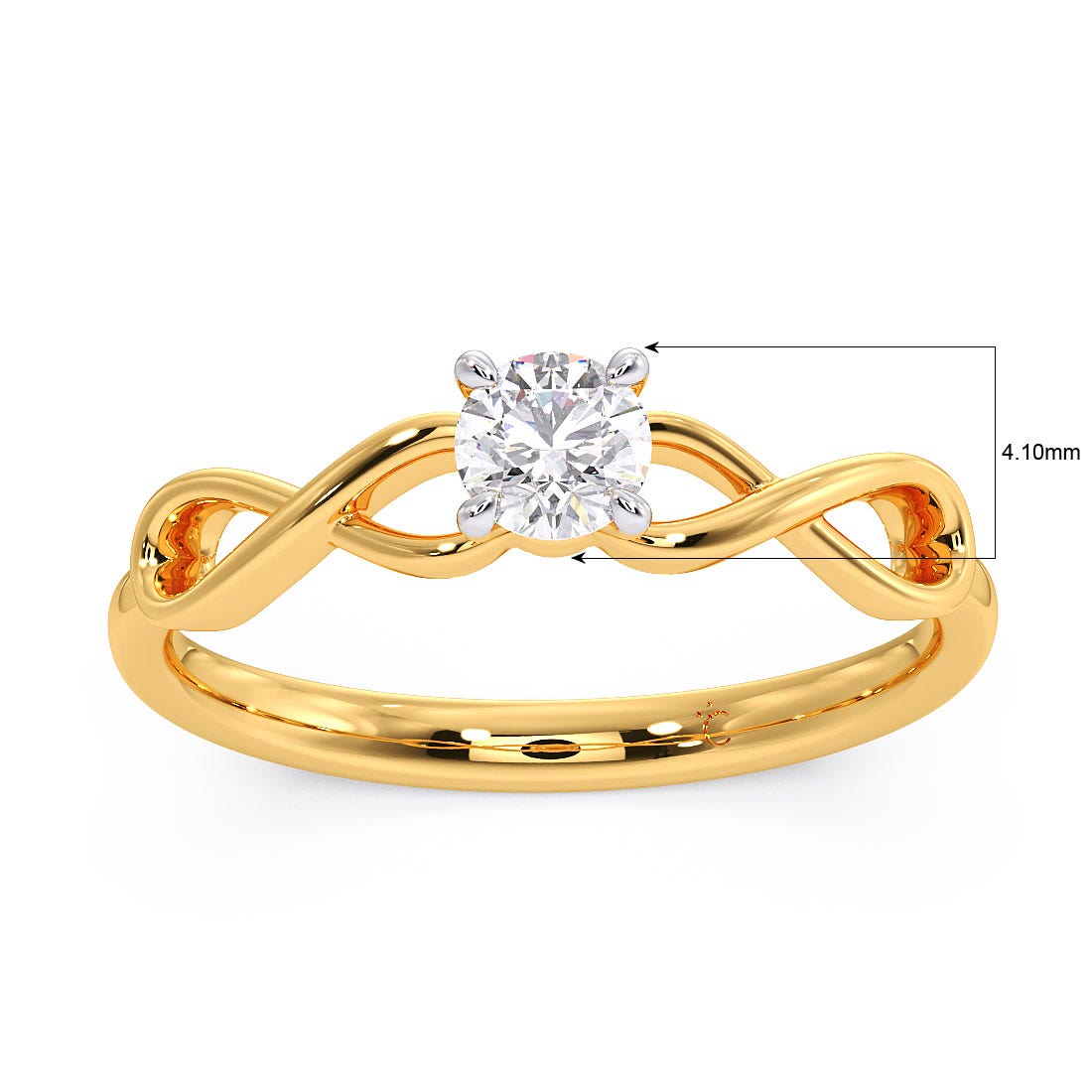 Eternal Sheen Diamond Solitaire Ring