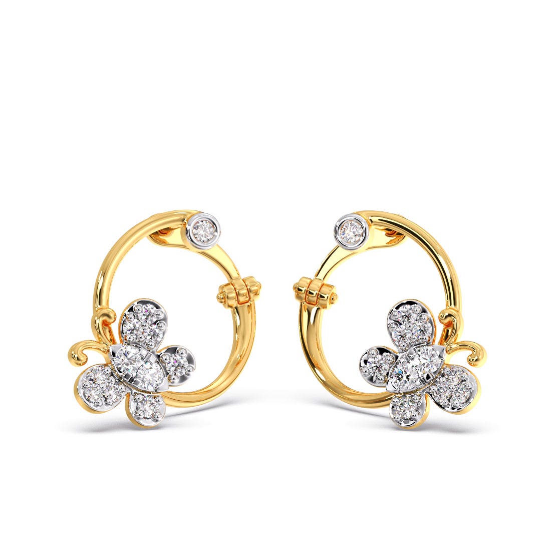 Top 79+ small simple diamond earrings super hot - esthdonghoadian