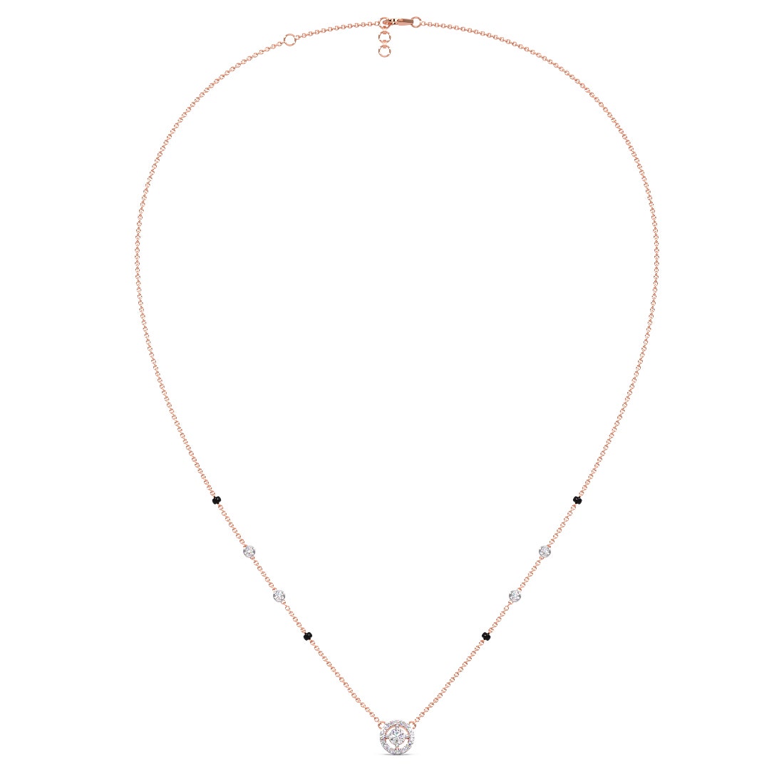 Meridian Solitaire Diamond Mangalsutra