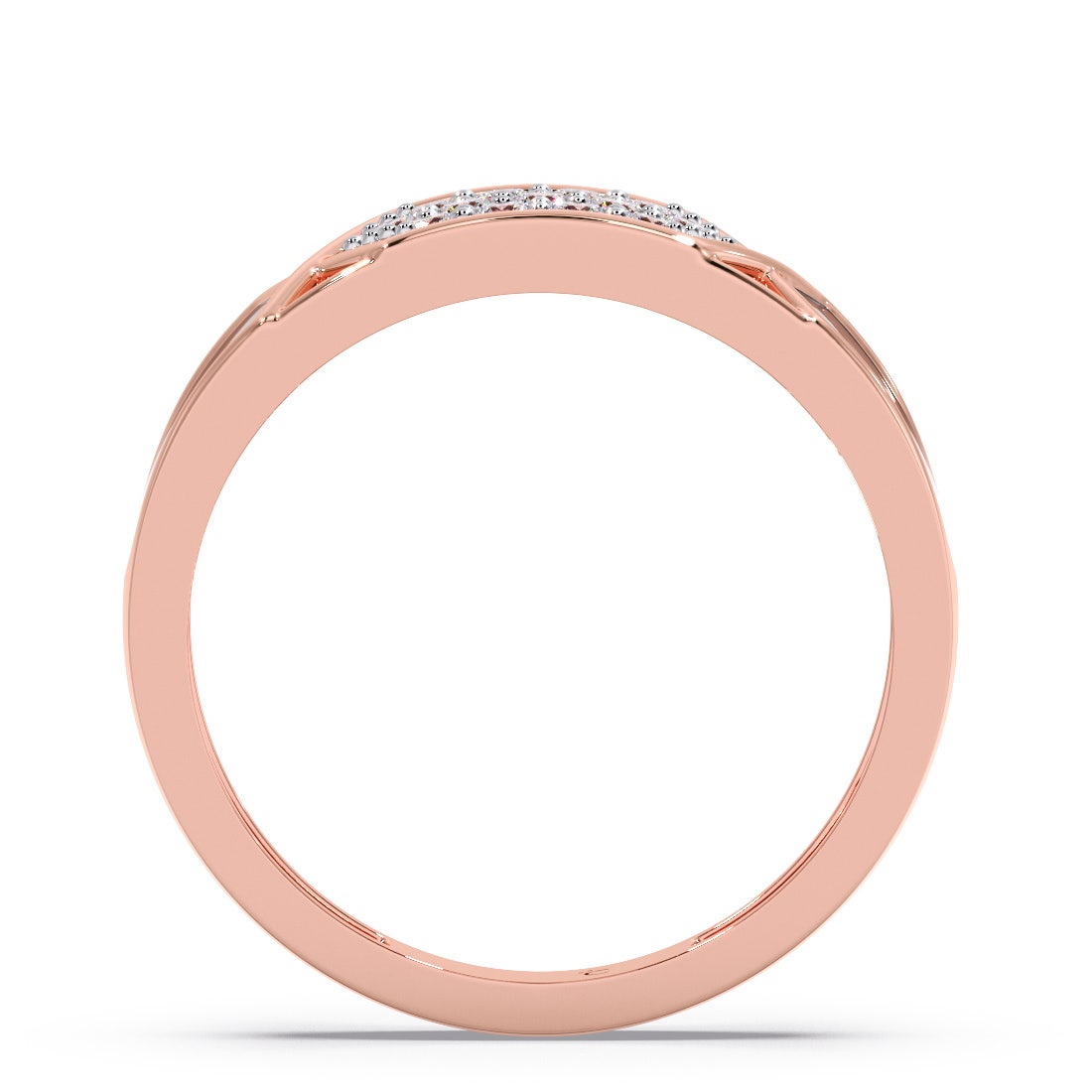 Ronny Diamond Mens Enamel Ring