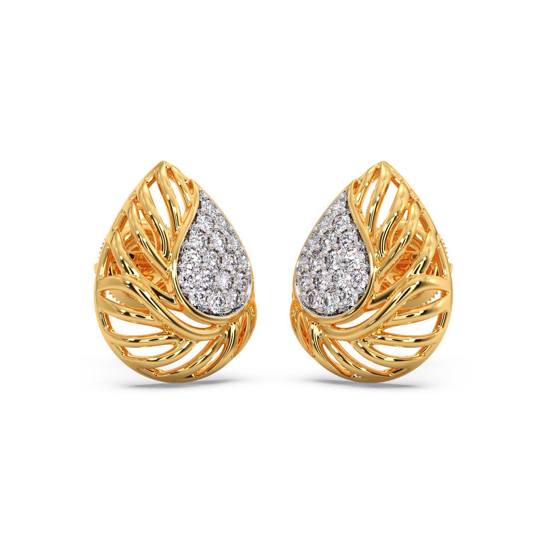 Darika Pear Diamond Earrings