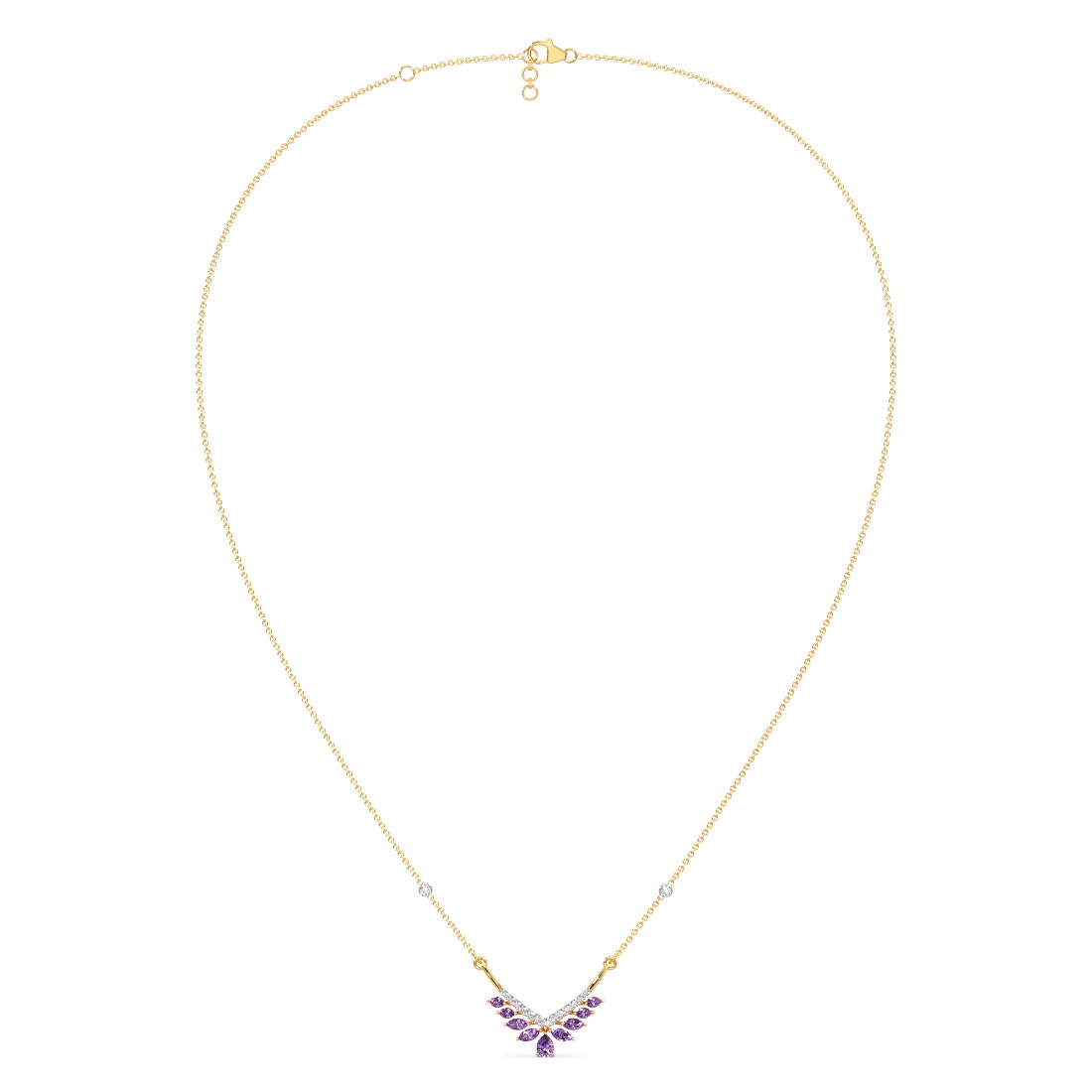 Jasika Diamond And Gemstone Pendant Necklace