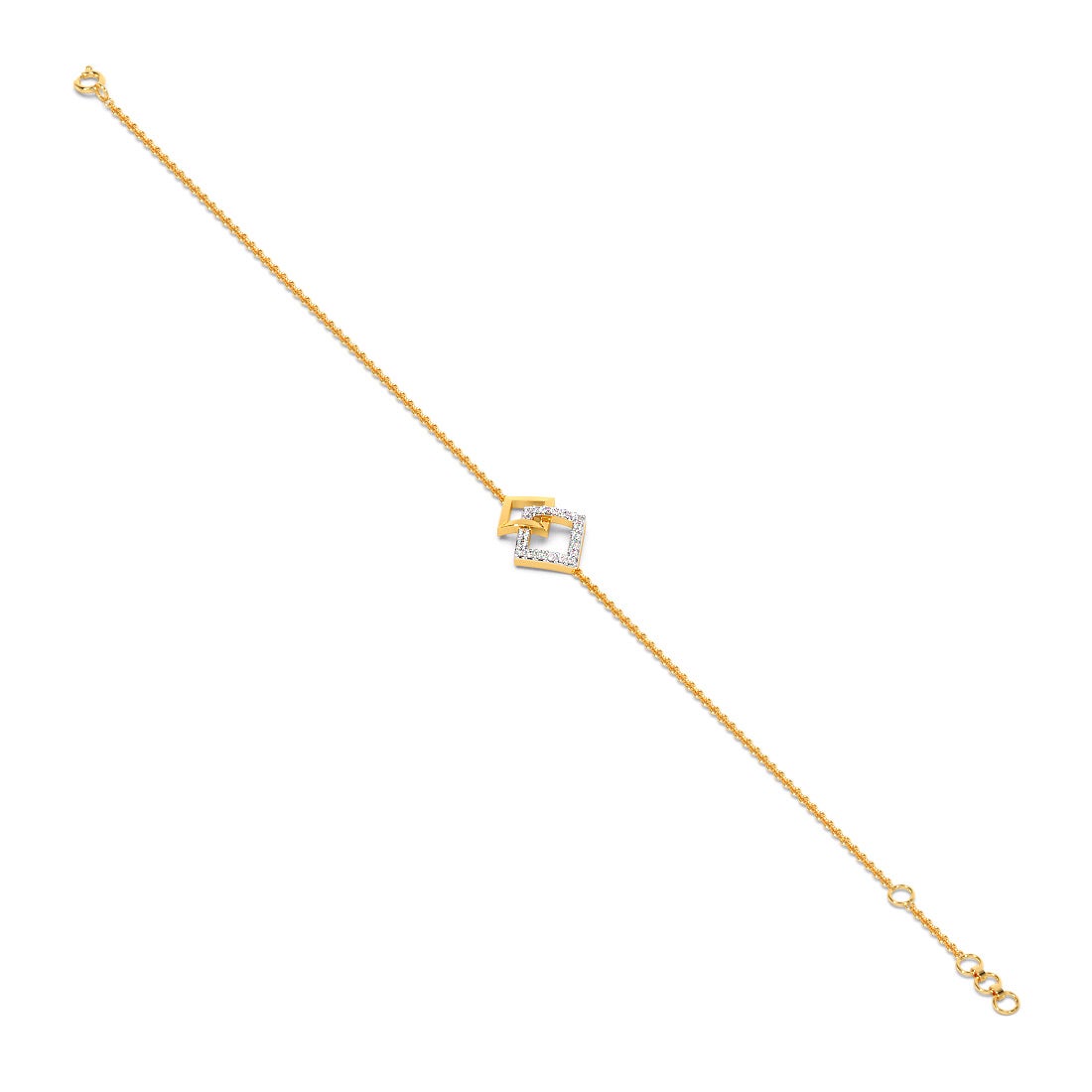 Aathuri Diamond Chain Bracelet