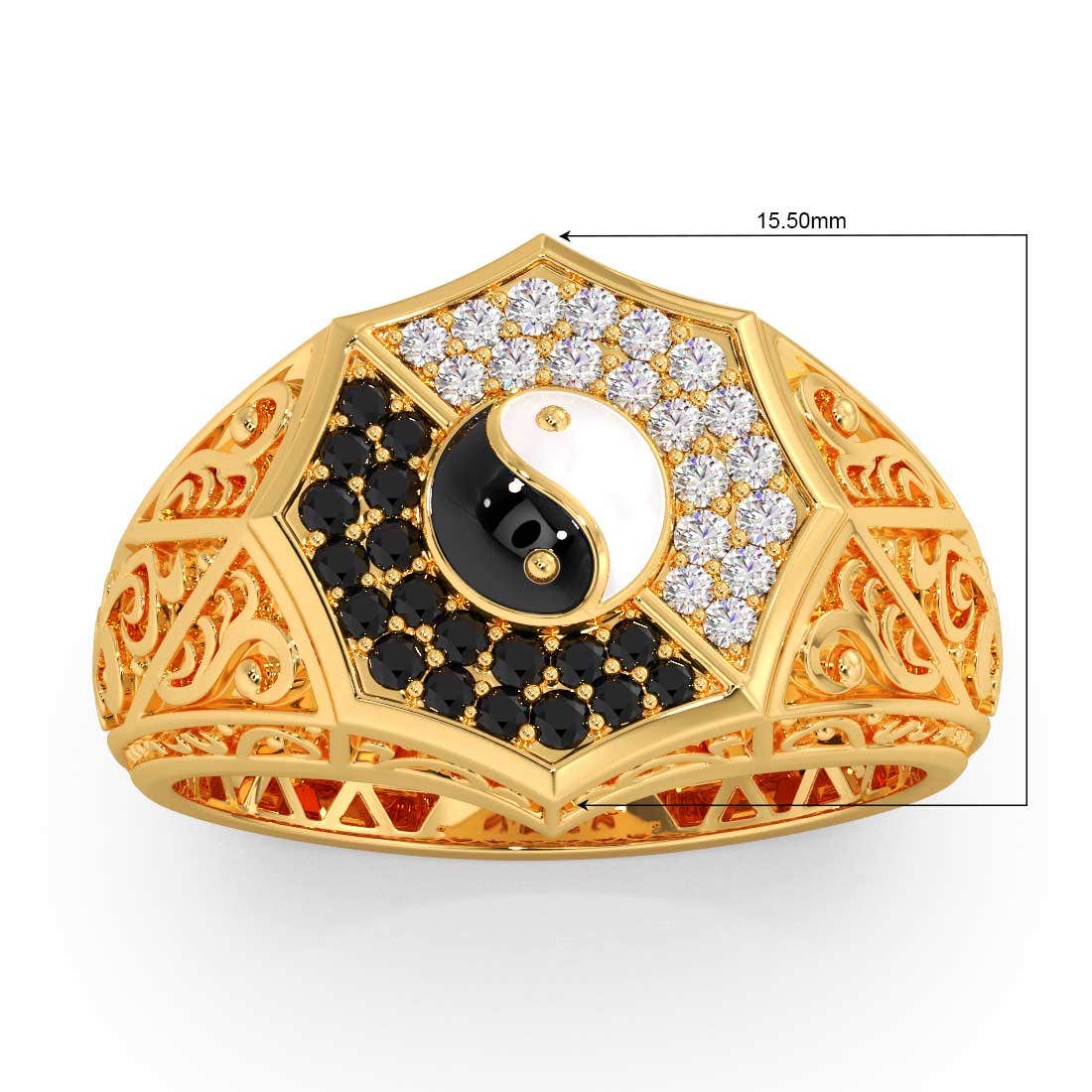 Kiaan Gold And Gemstone Mens Ring