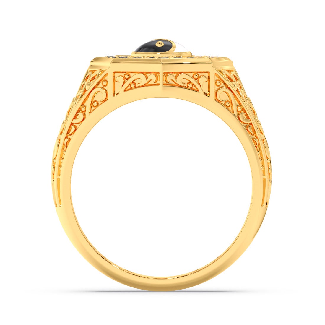 Kiaan Gold And Gemstone Mens Ring