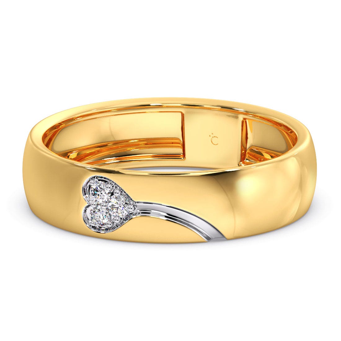 Kite Heart Diamond Band For Her
